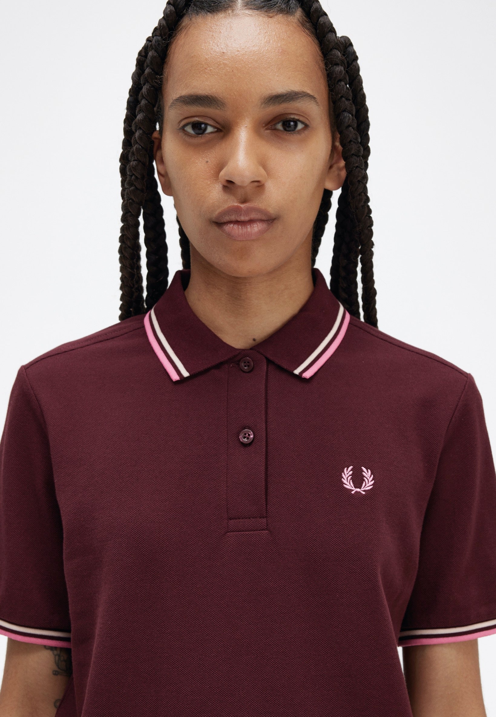 Fred Perry - Twin Tipped Oxblood - Polo | Women-Image