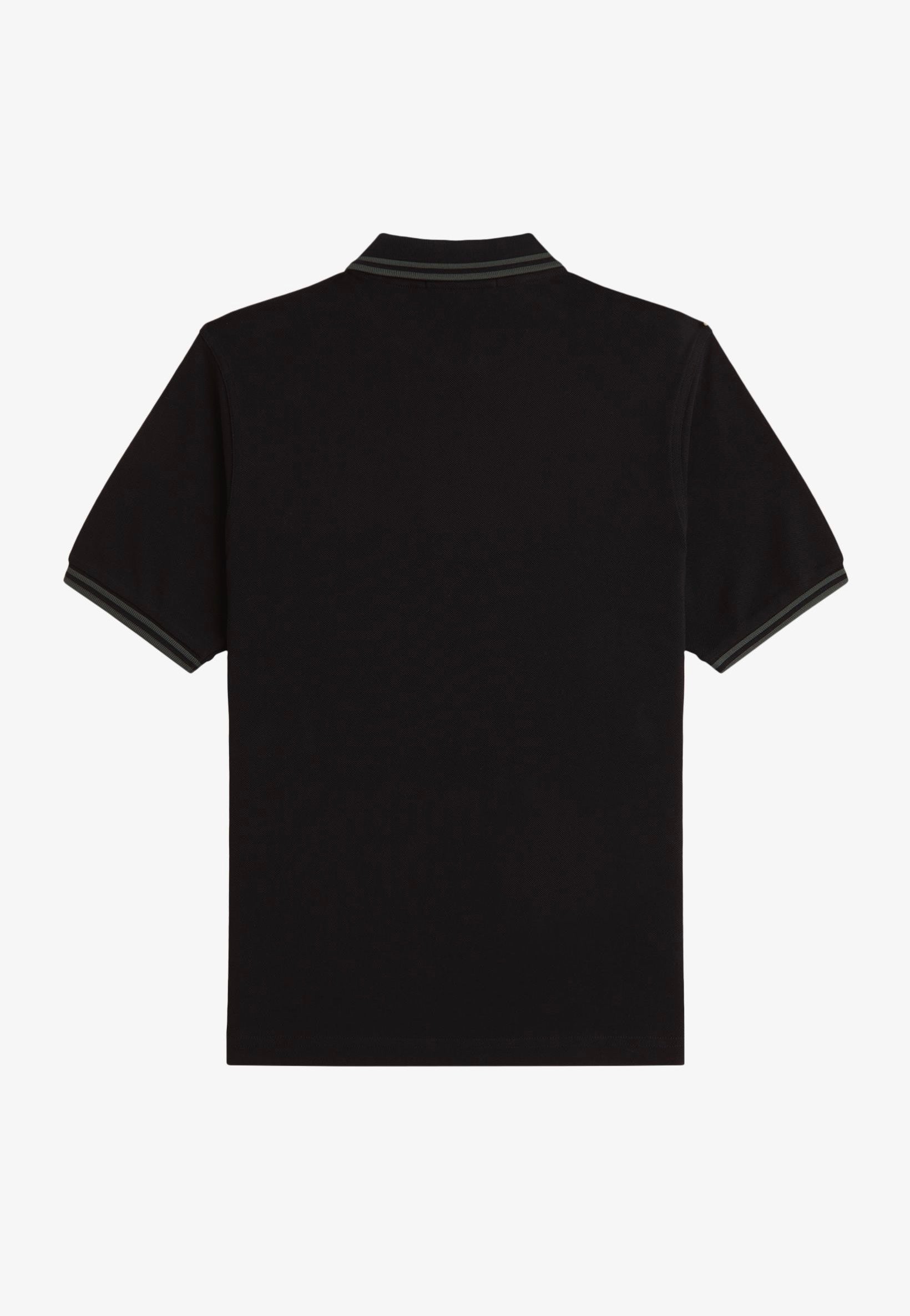 Fred Perry - Twin Tipped Black/Court Green - Polo | Women-Image