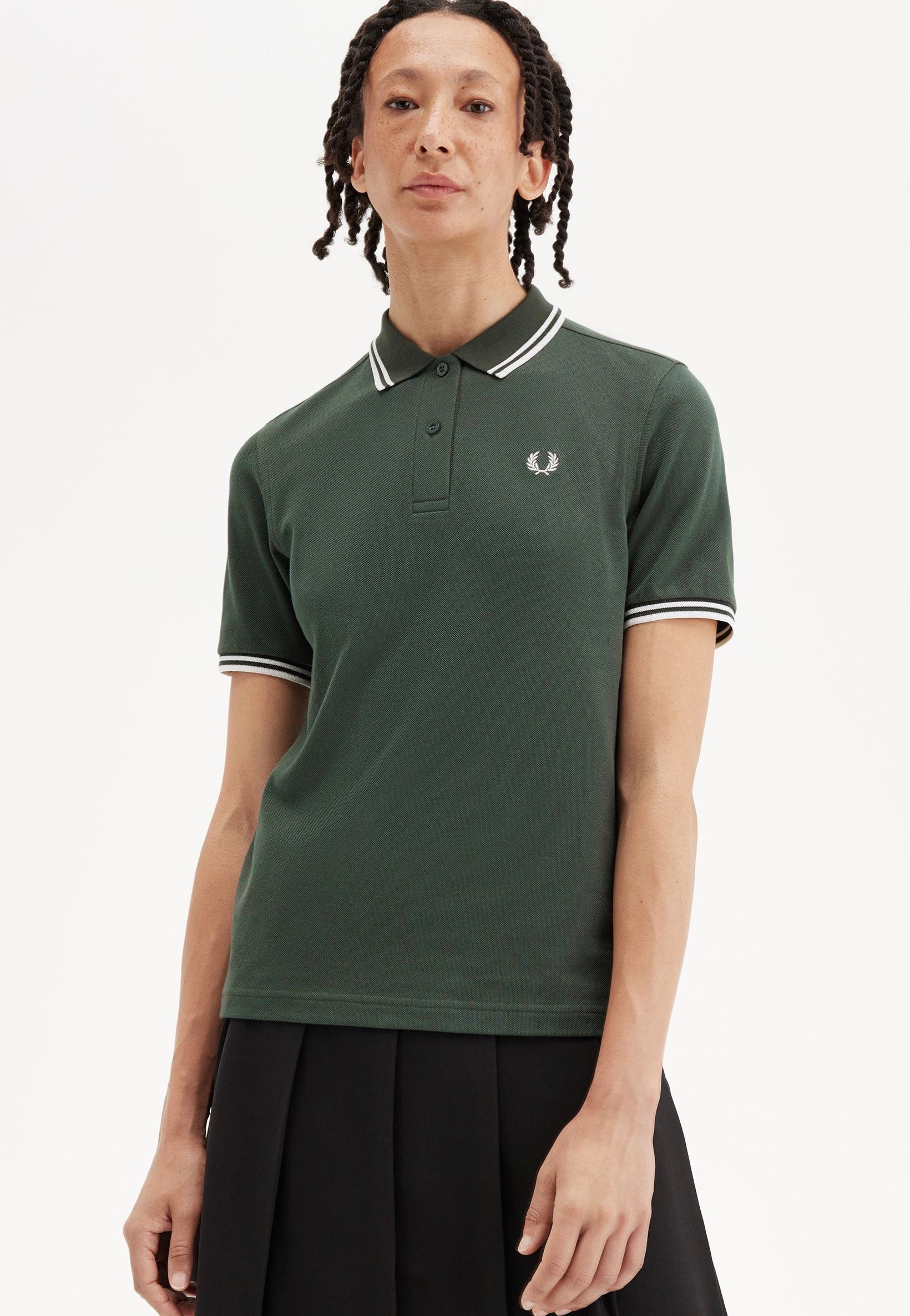 Fred Perry - Twin Tipped Court Green/Snow White - Polo | Women-Image