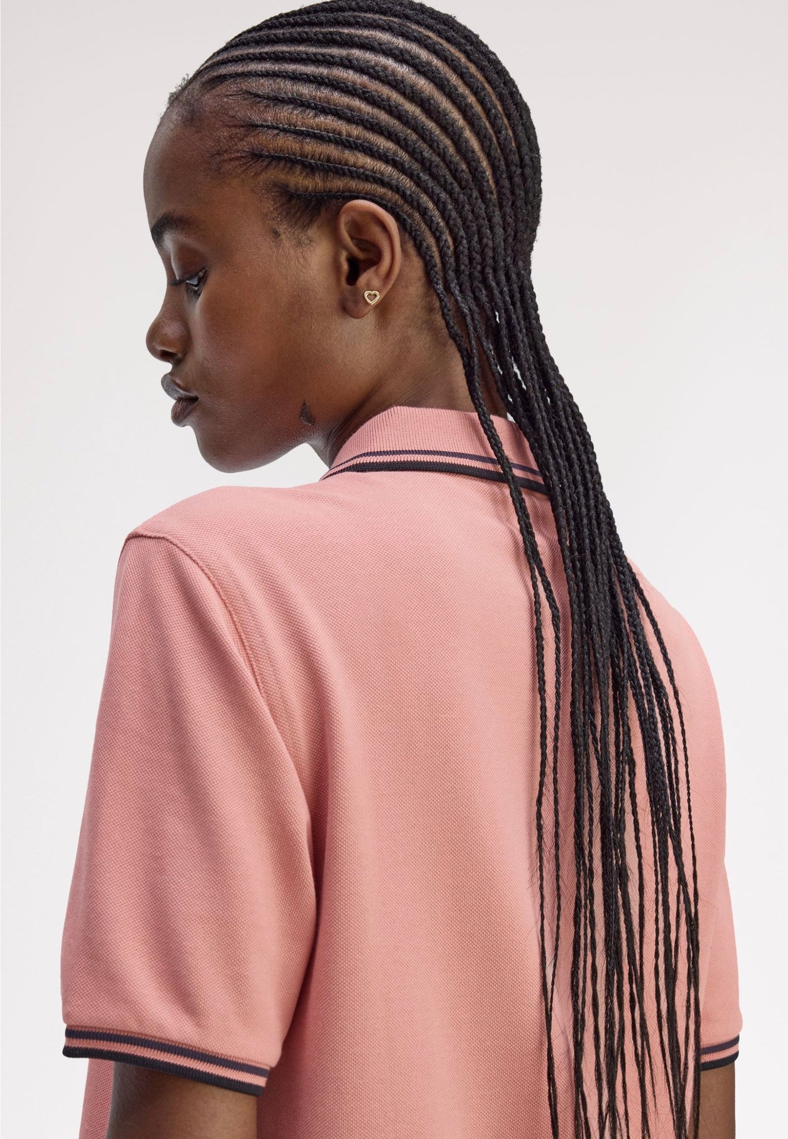 Fred Perry - Twin Tipped Blossom Pink/Anchor Grey/Black - Polo | Women-Image