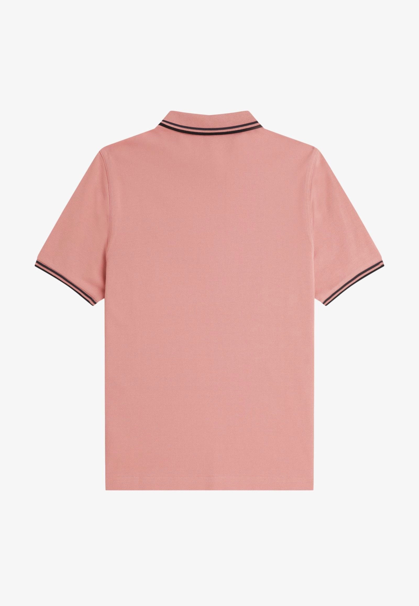 Fred Perry - Twin Tipped Blossom Pink/Anchor Grey/Black - Polo | Women-Image
