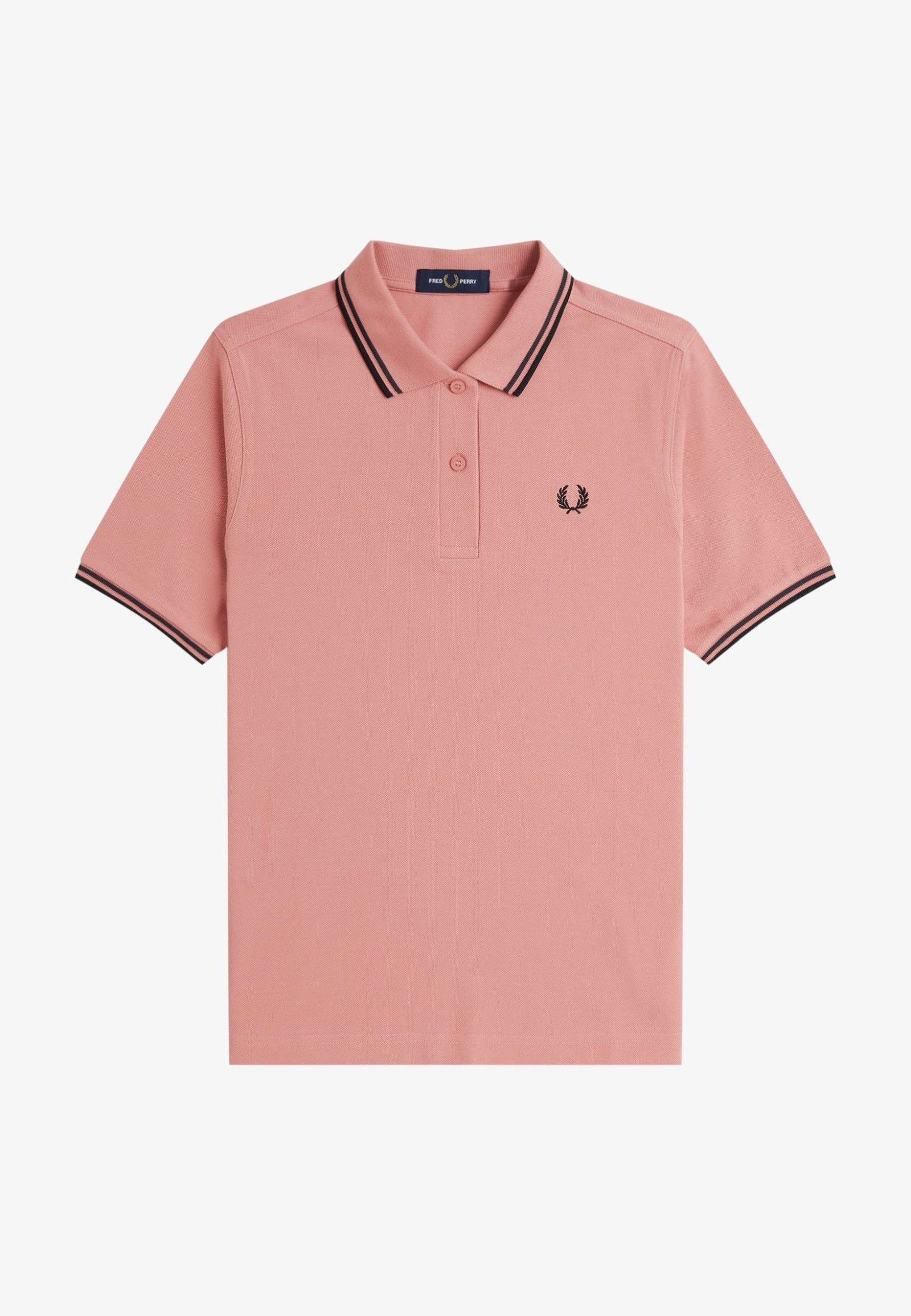 Fred Perry - Twin Tipped Blossom Pink/Anchor Grey/Black - Polo | Women-Image