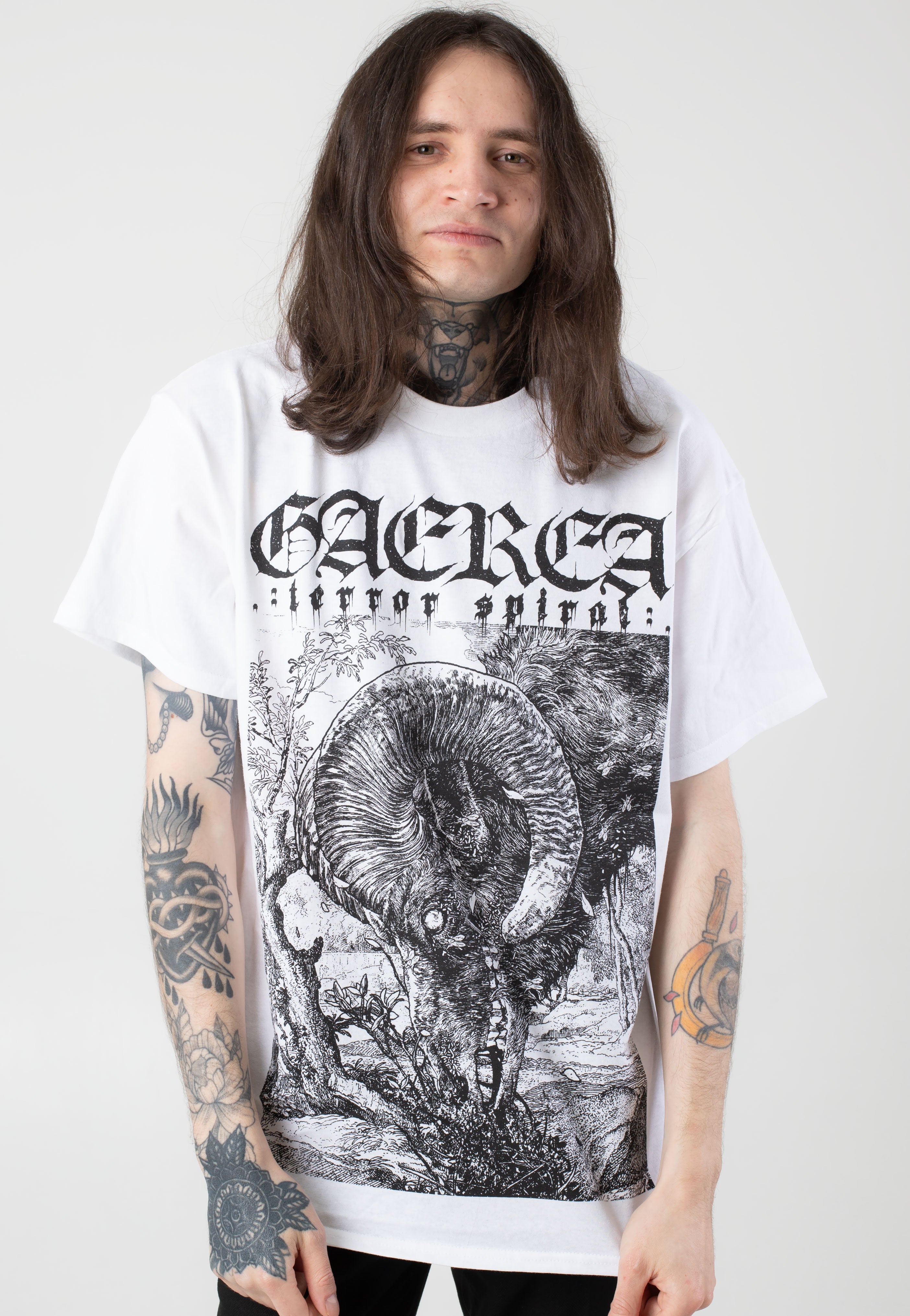 Gaerea - Terror Spiral White - T-Shirt | Men-Image