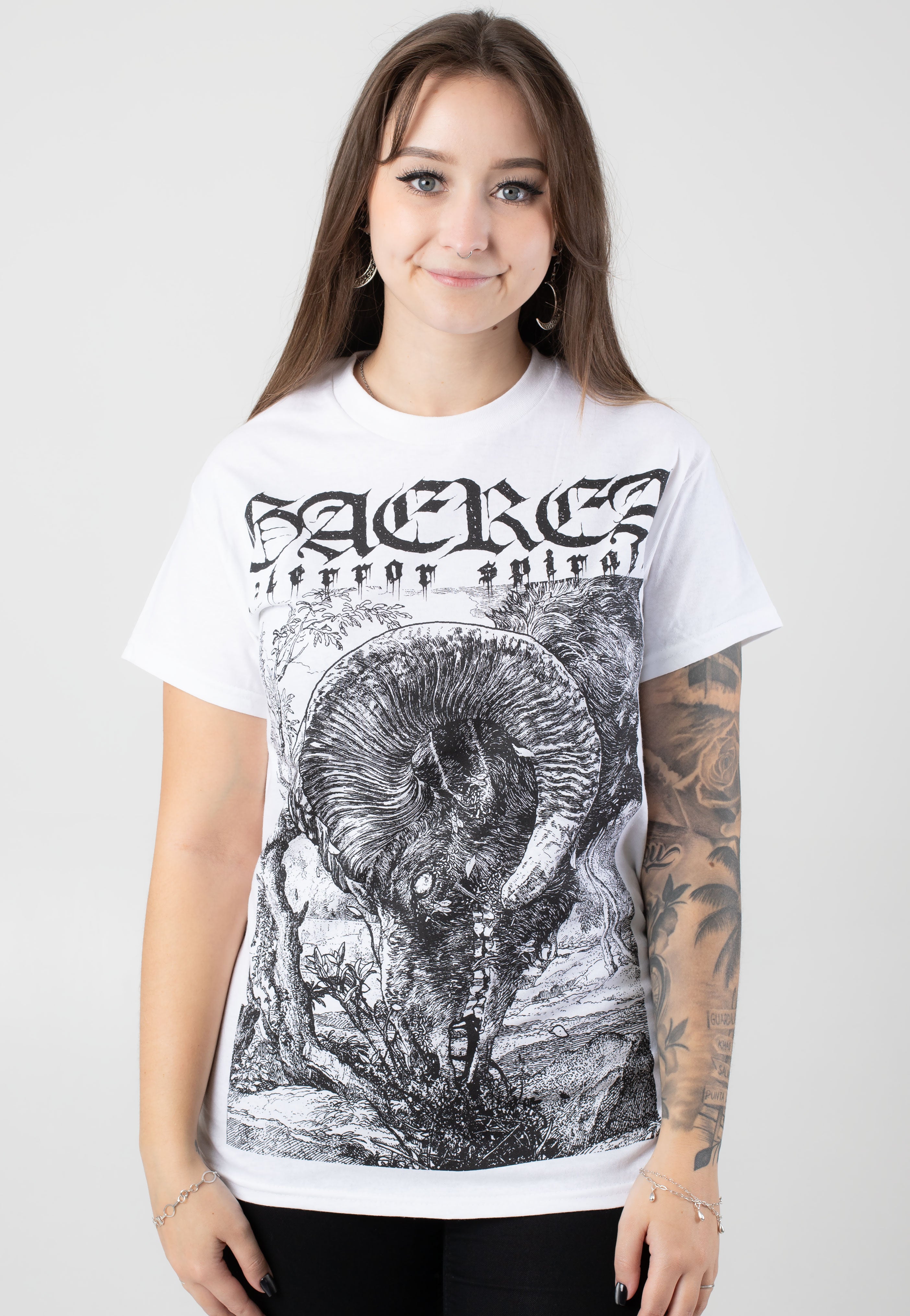Gaerea - Terror Spiral White - T-Shirt | Women-Image