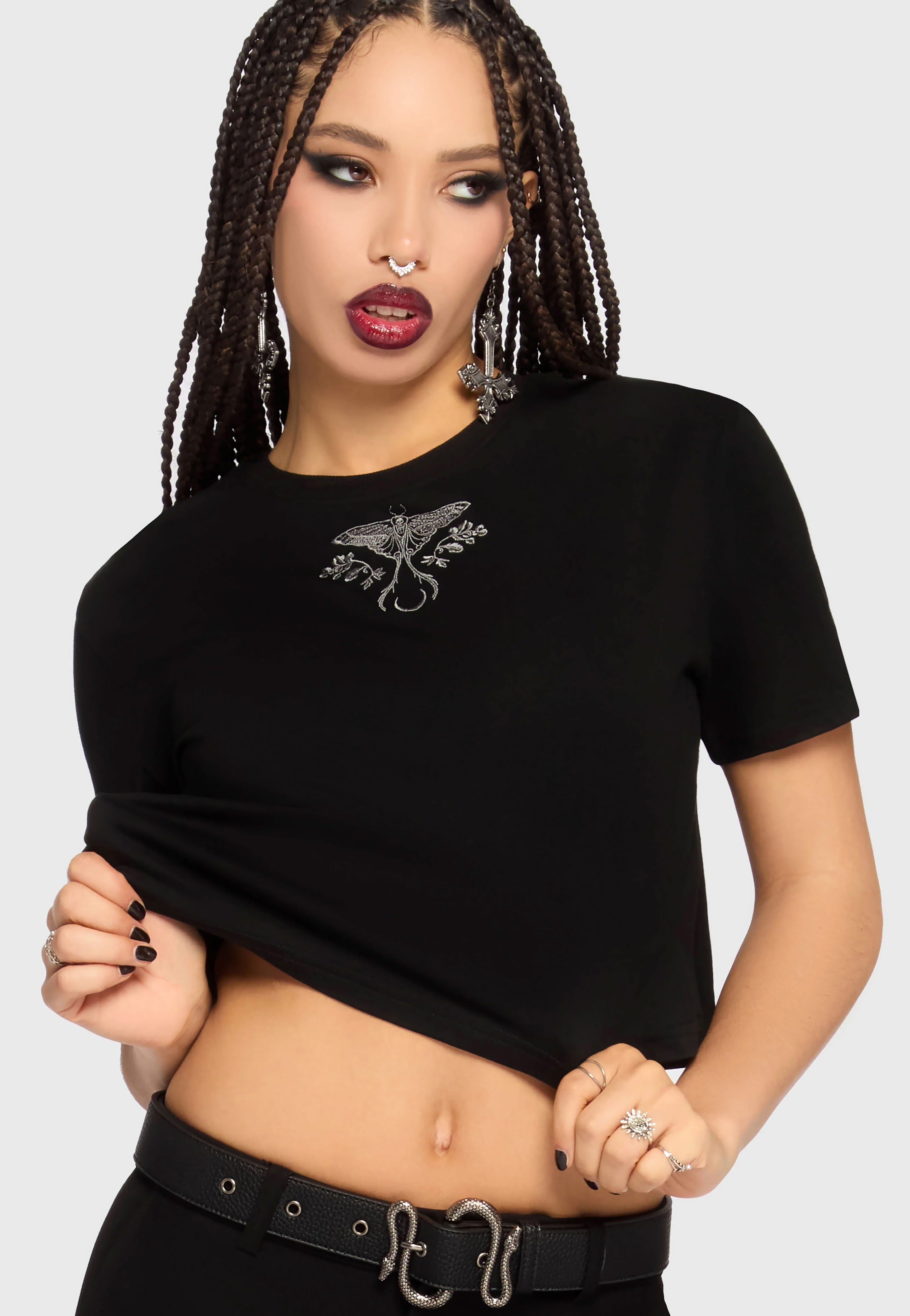 Killstar - Mothshade Black - T-Shirt | Women-Image