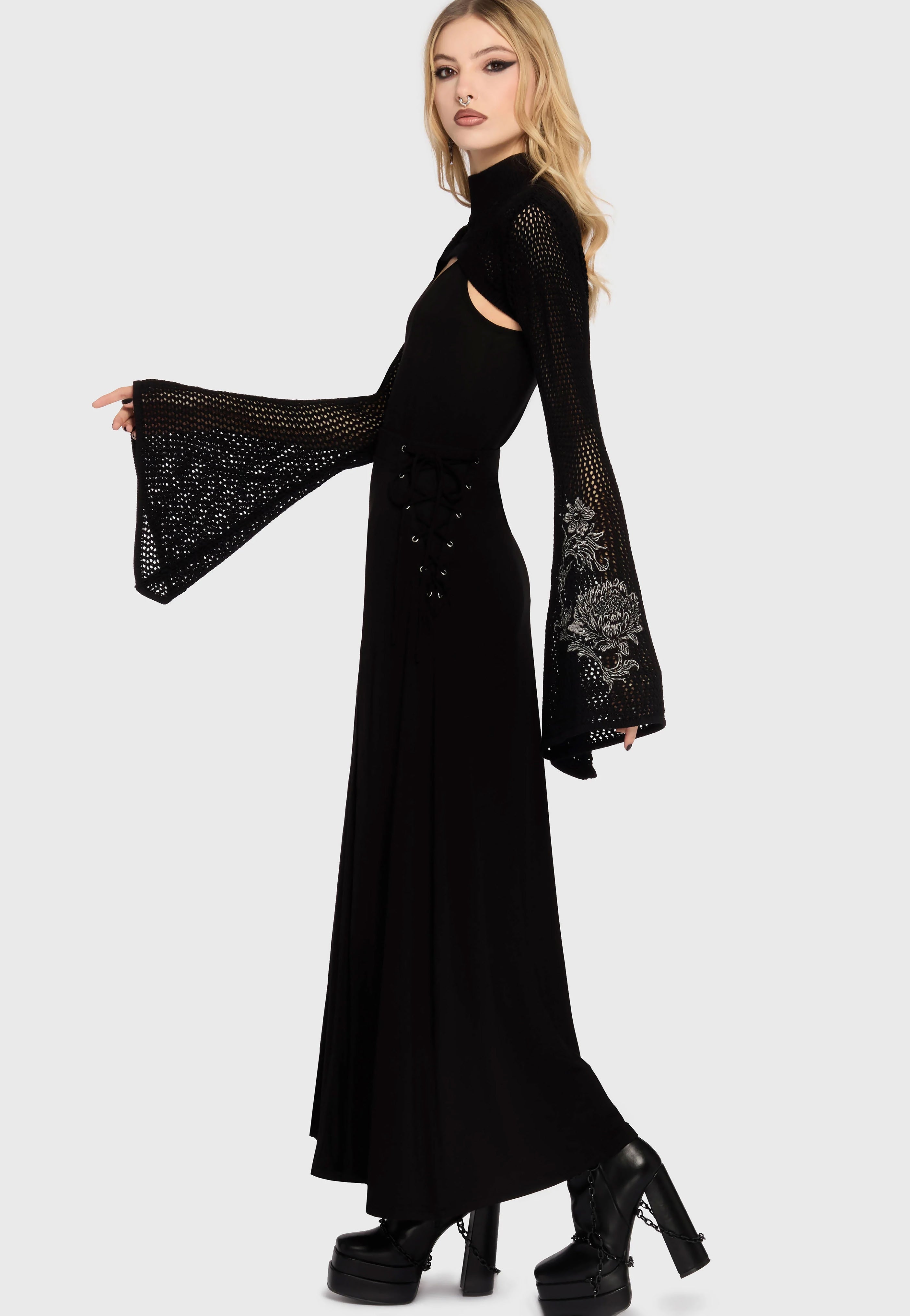 Killstar - In The Forest Black - Bolero | Women-Image