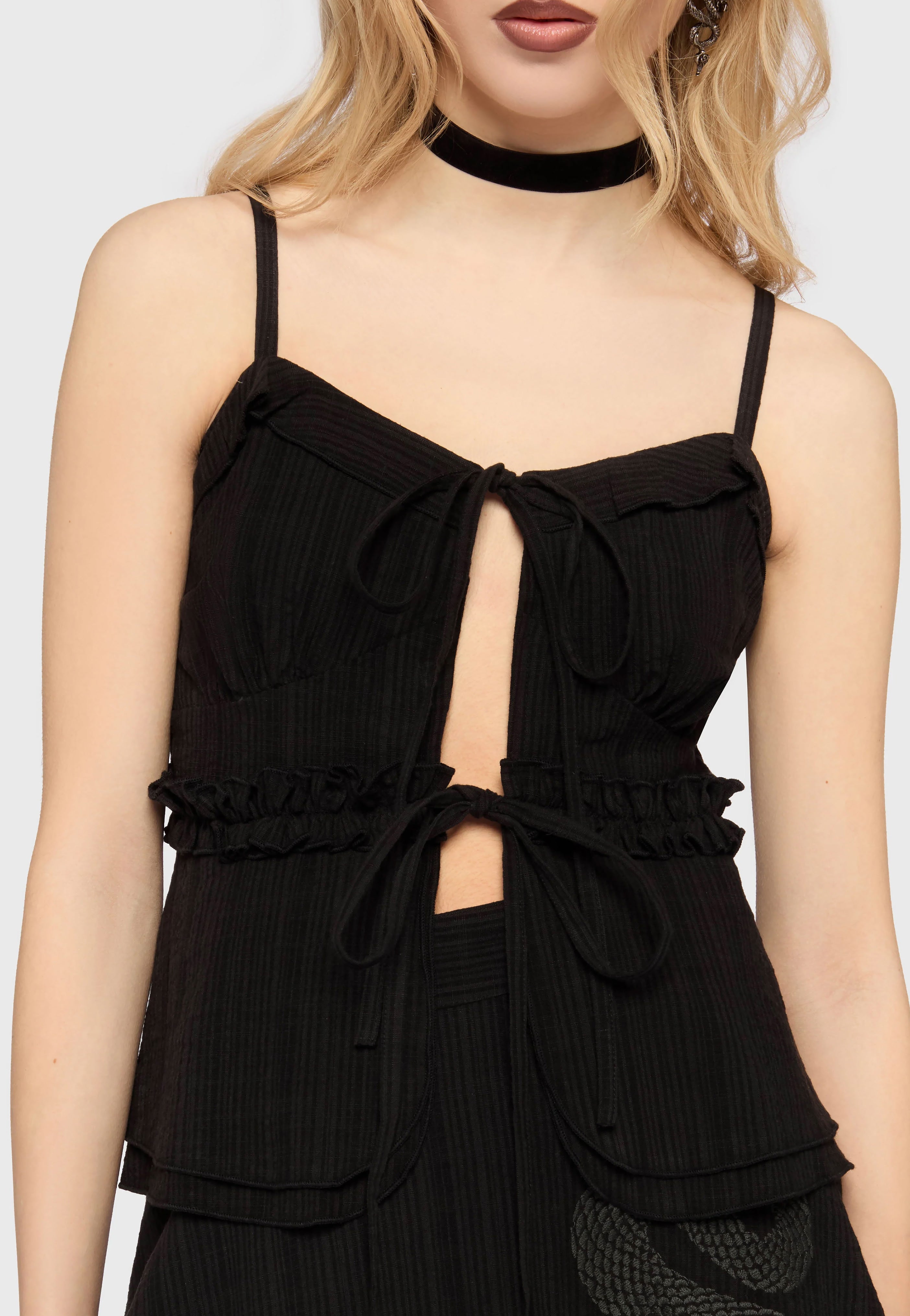 Killstar - Moonhex Vest Black - Top | Women-Image