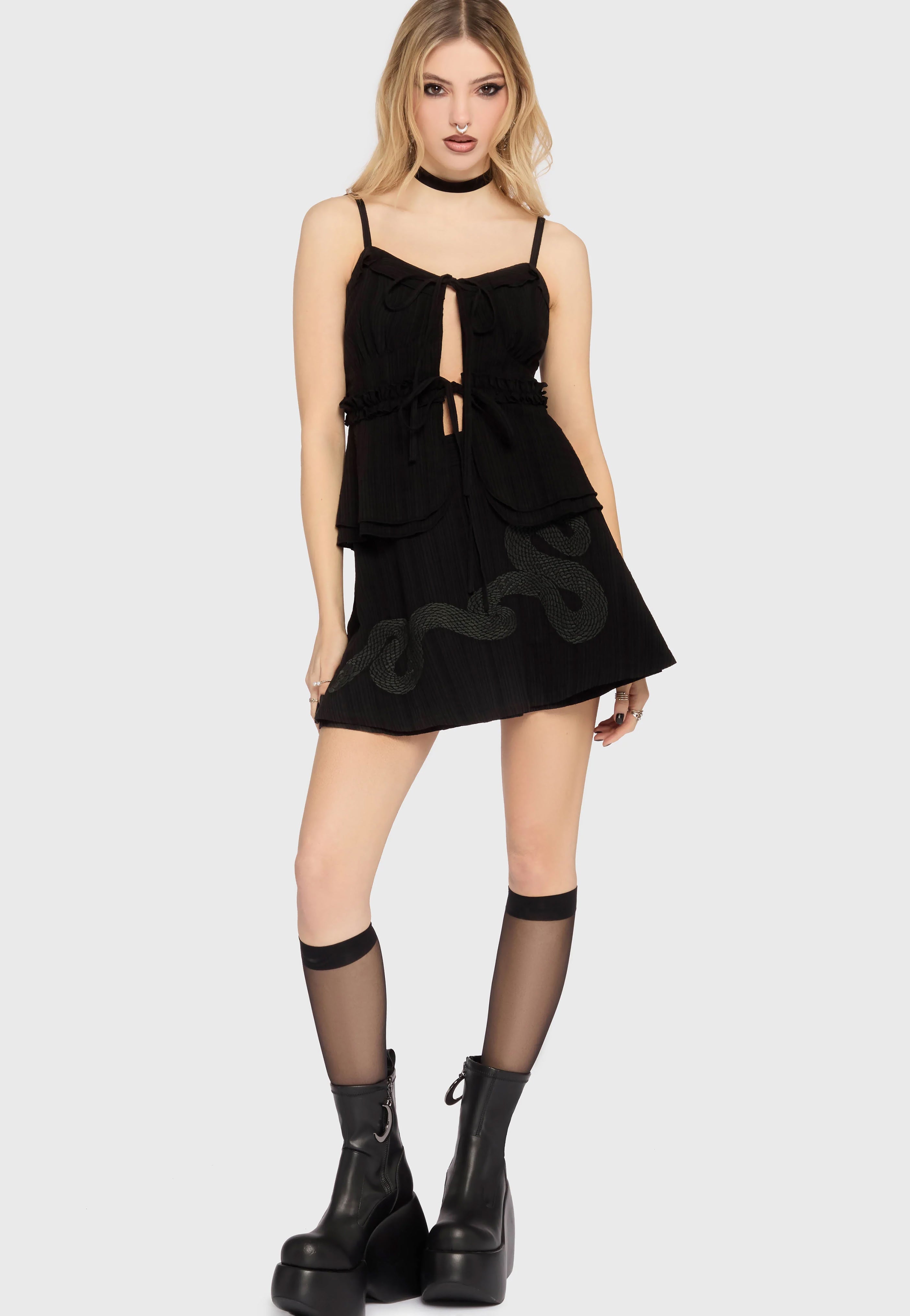 Killstar - Moonhex Vest Black - Top | Women-Image