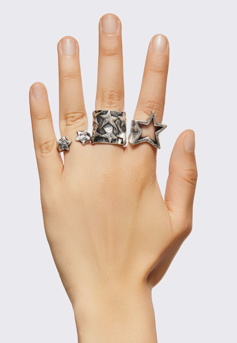 Minga London - Galaxia Silver - Ring Set | Neutral-Image