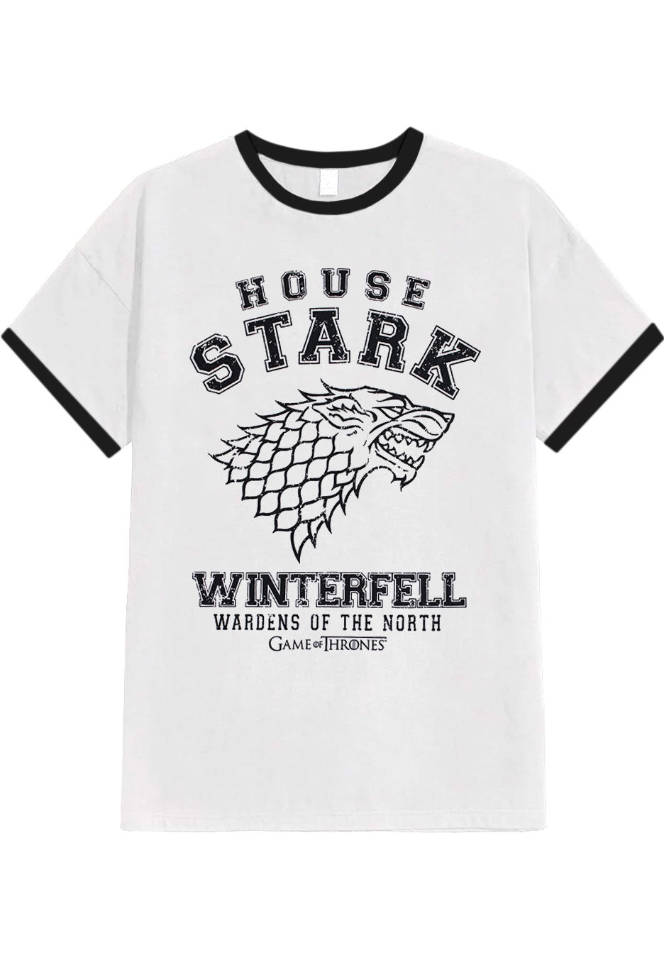 Game Of Thrones - House Stark White - T-Shirt | Neutral-Image