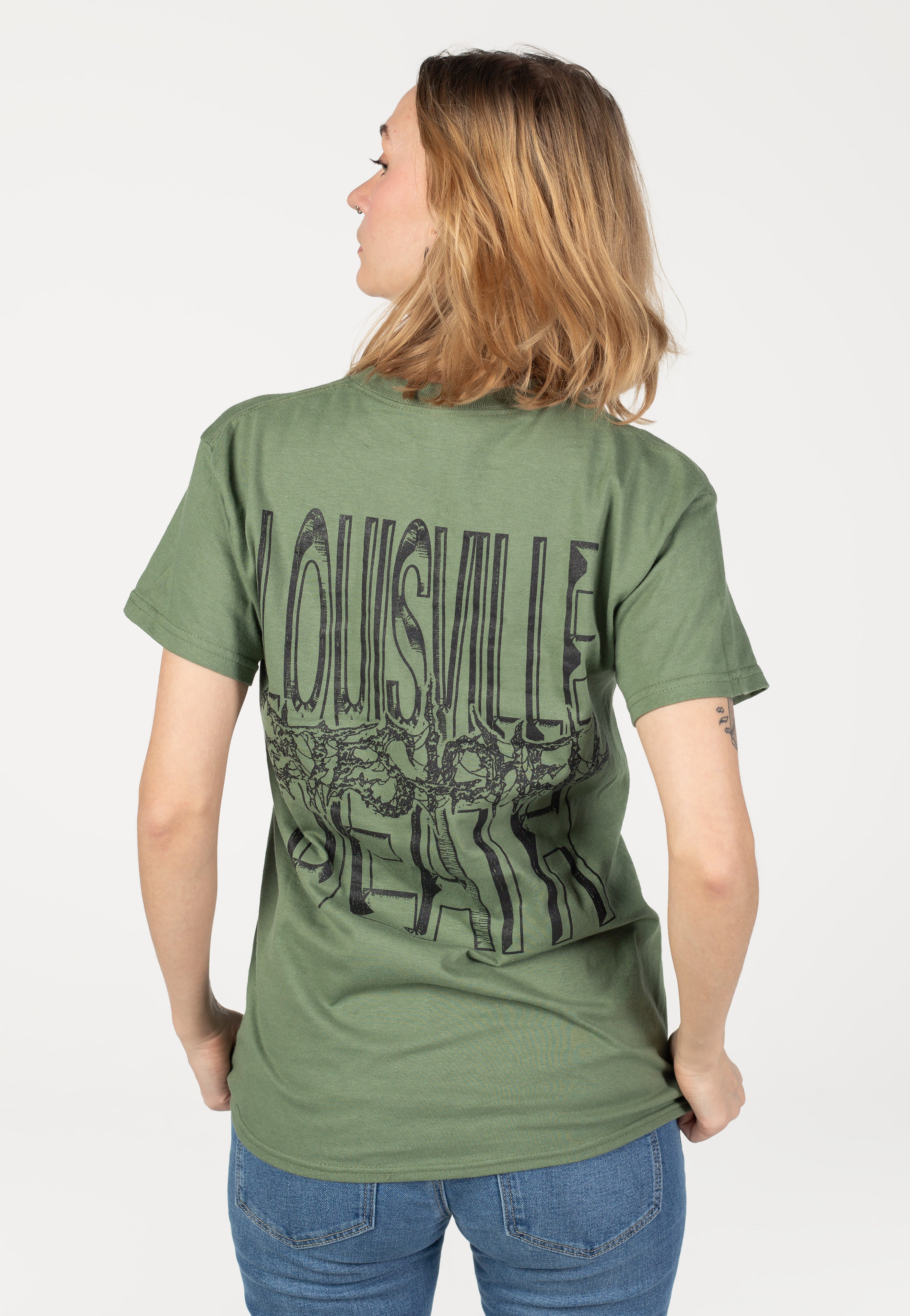 Gates To Hell - Resurrected Military Green - T-Shirt | Women-Image