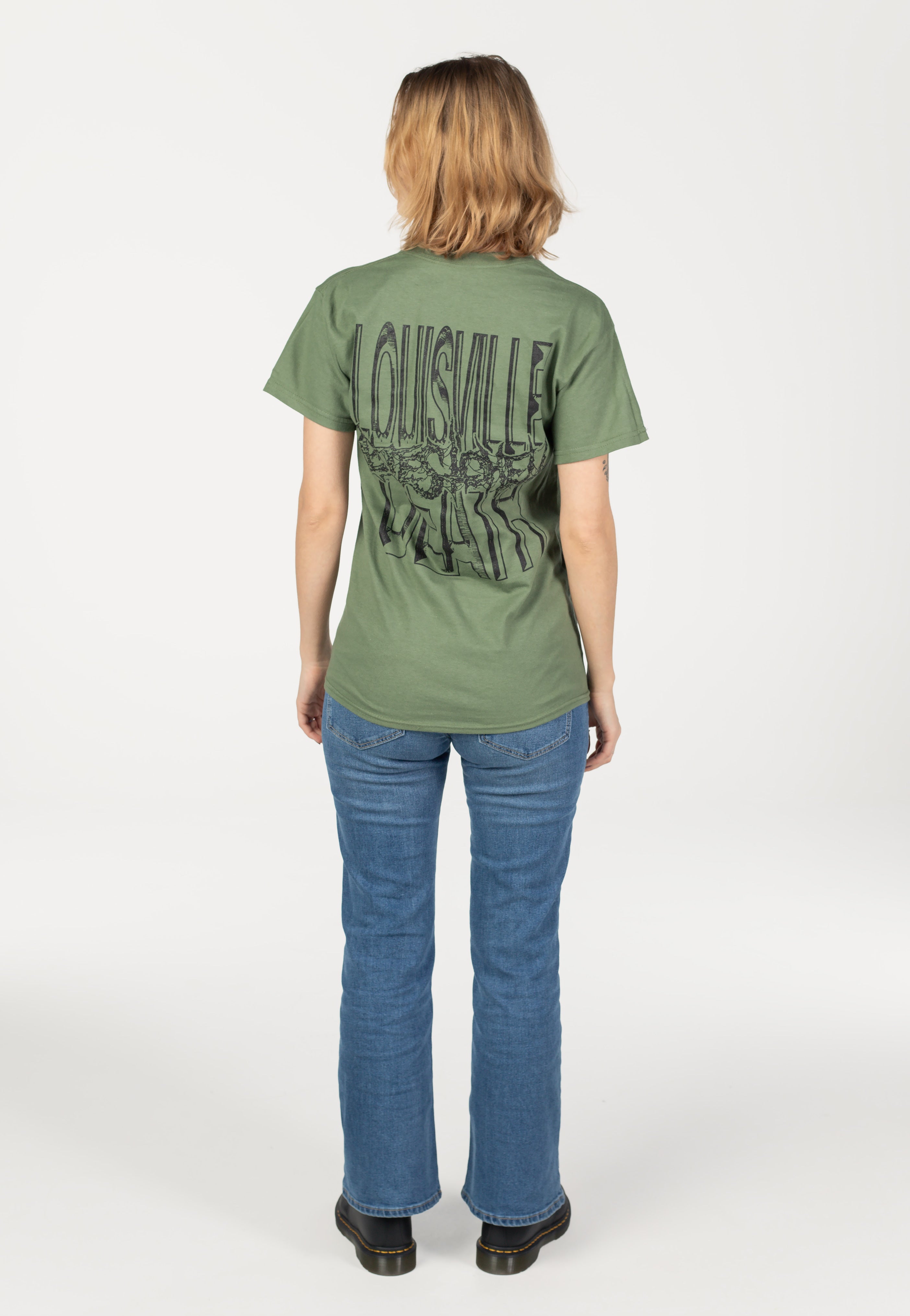 Gates To Hell - Resurrected Military Green - T-Shirt | Women-Image