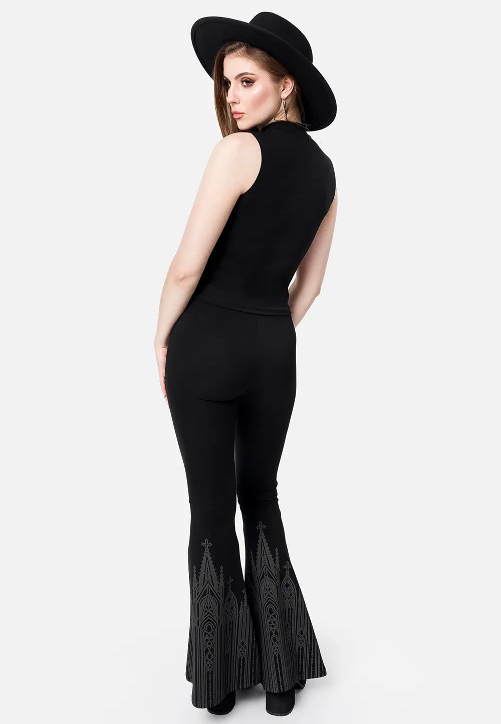 Restyle - Ascension Bellbottoms Black - Pants | Women-Image