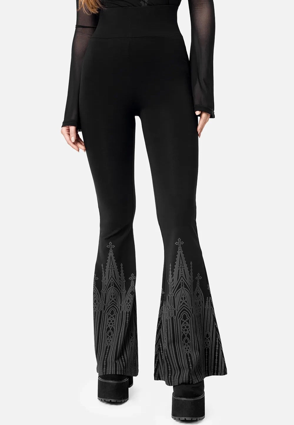 Restyle - Ascension Bellbottoms Black - Pants | Women-Image