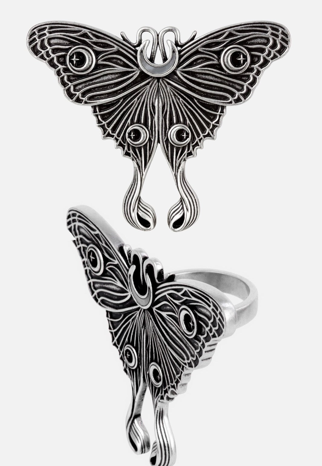 Restyle - Nocturnal Statement Silver - Ring | Neutral-Image