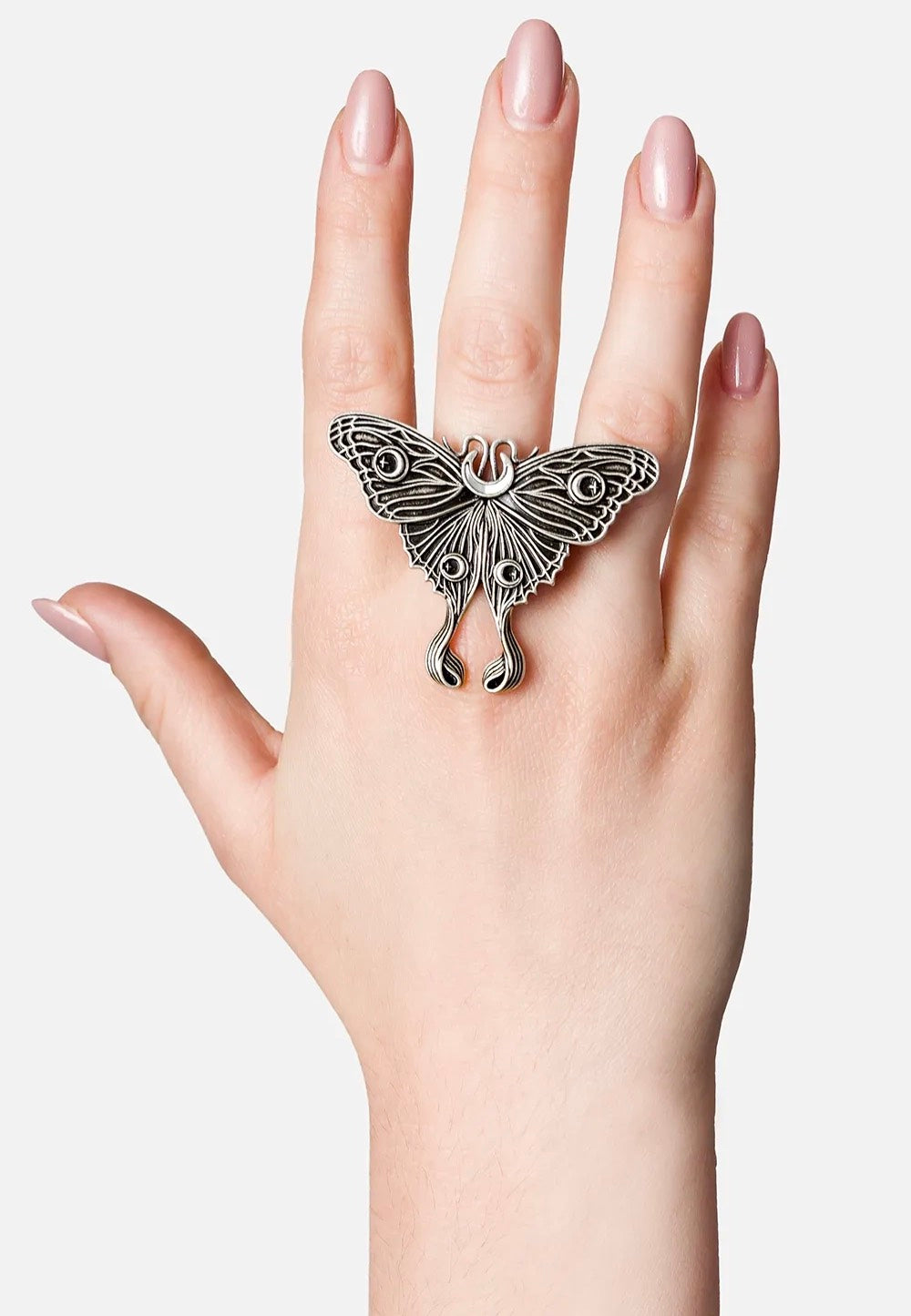 Restyle - Nocturnal Statement Silver - Ring | Neutral-Image