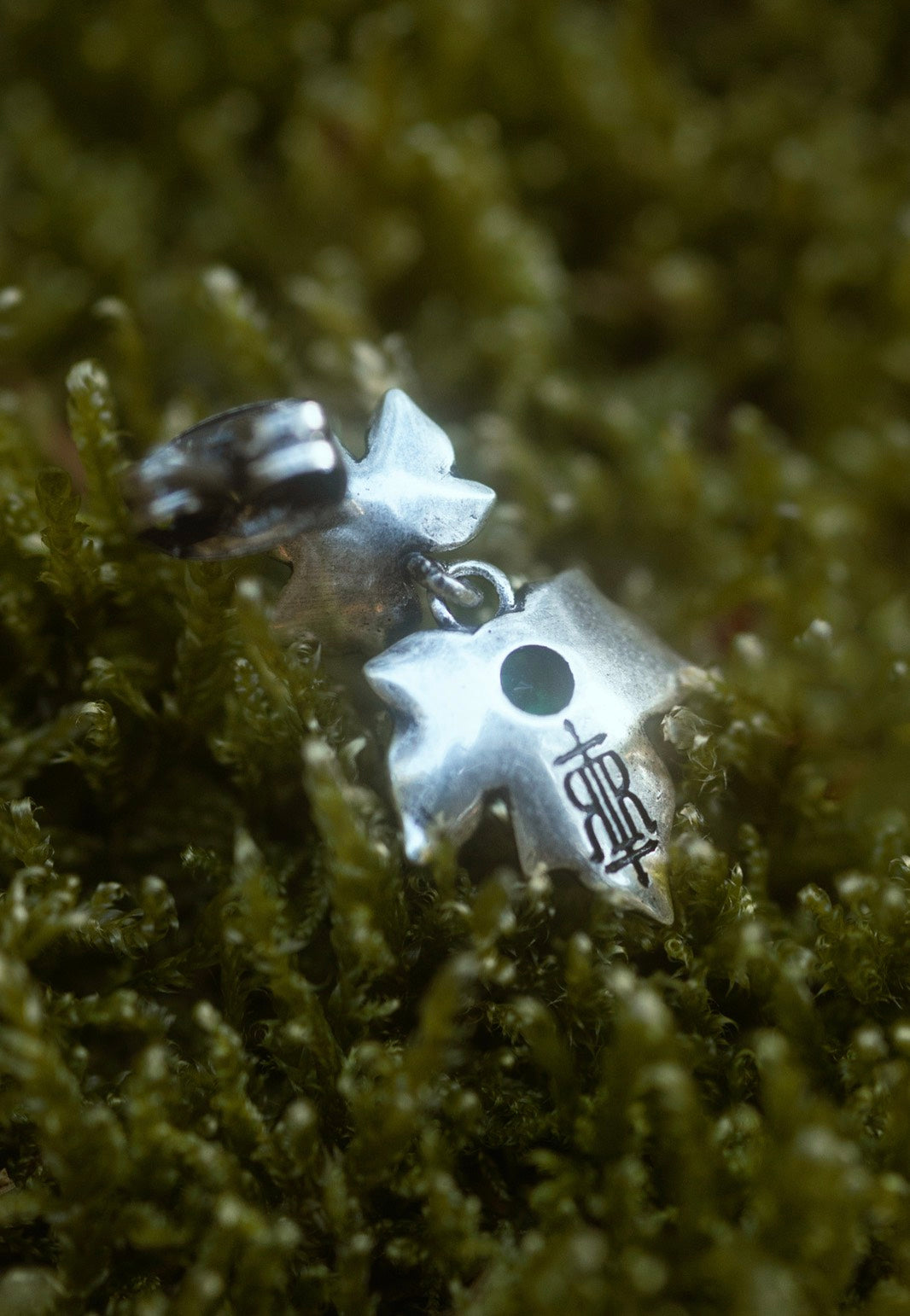 Restyle - Poisoned Ivy Silver - Earrings | Neutral-Image