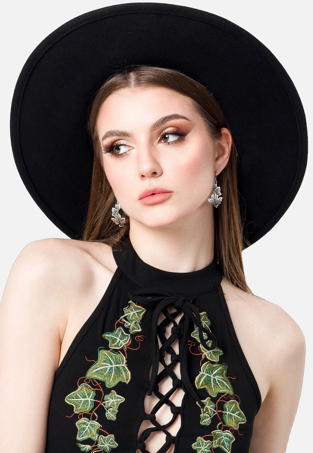 Restyle - Tangled Vines Hoop Silver - Earrings | Neutral-Image