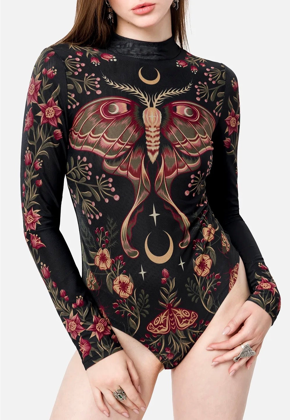 Restyle - Wilderwood Mesh Black - Body | Women-Image