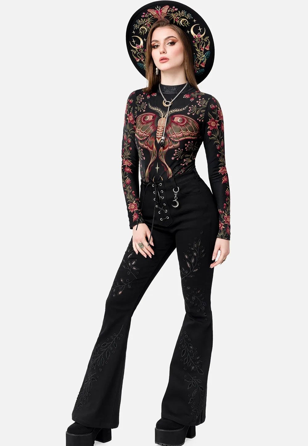 Restyle - Wilderwood Mesh Black - Body | Women-Image