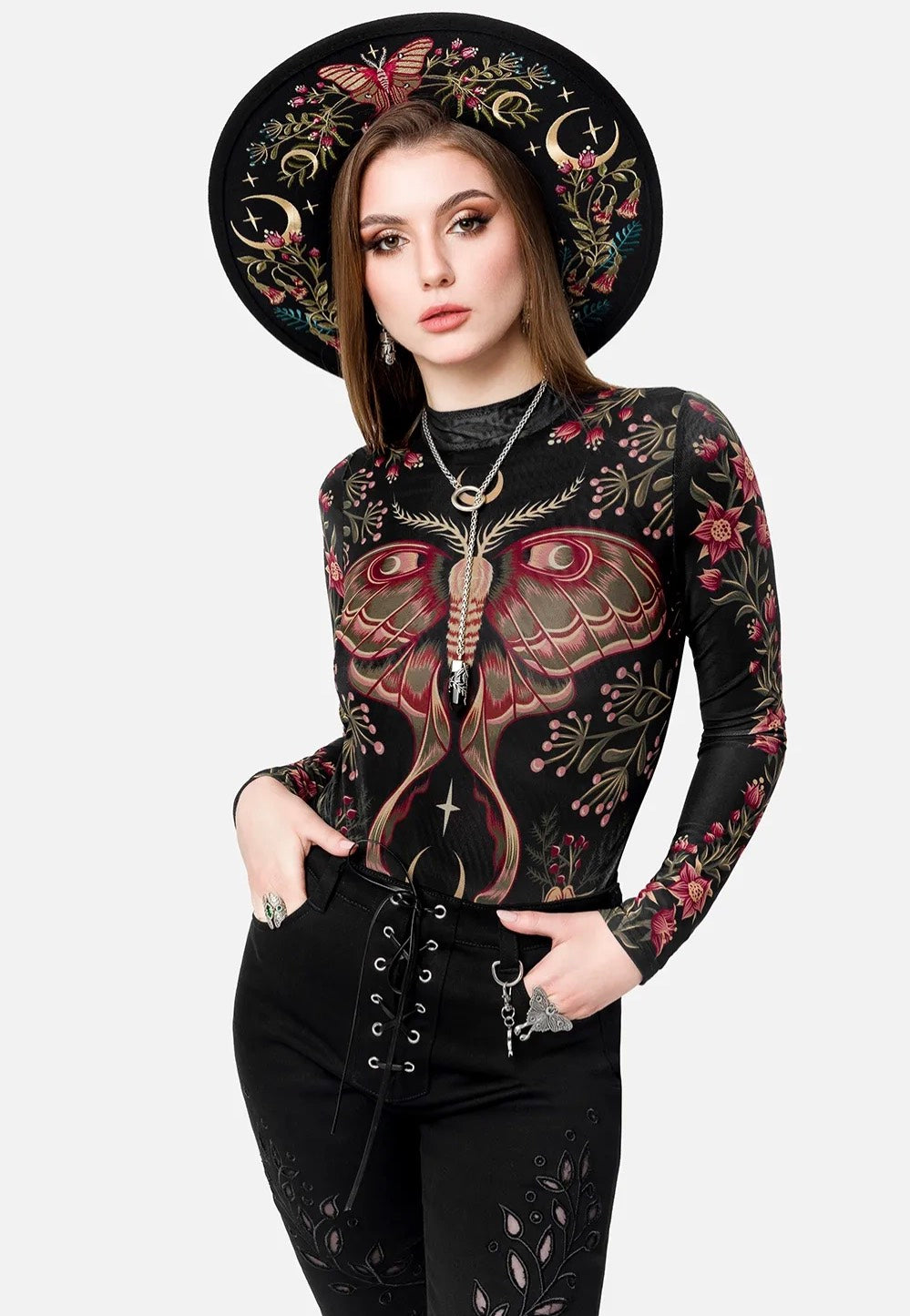 Restyle - Wilderwood Mesh Black - Body | Women-Image