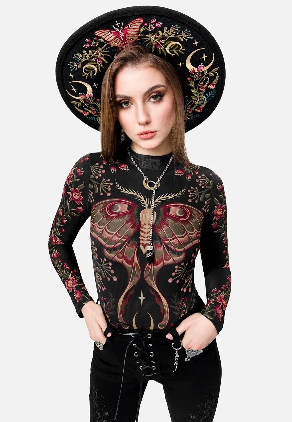 Restyle - Wilderwood Mesh Black - Body | Women-Image