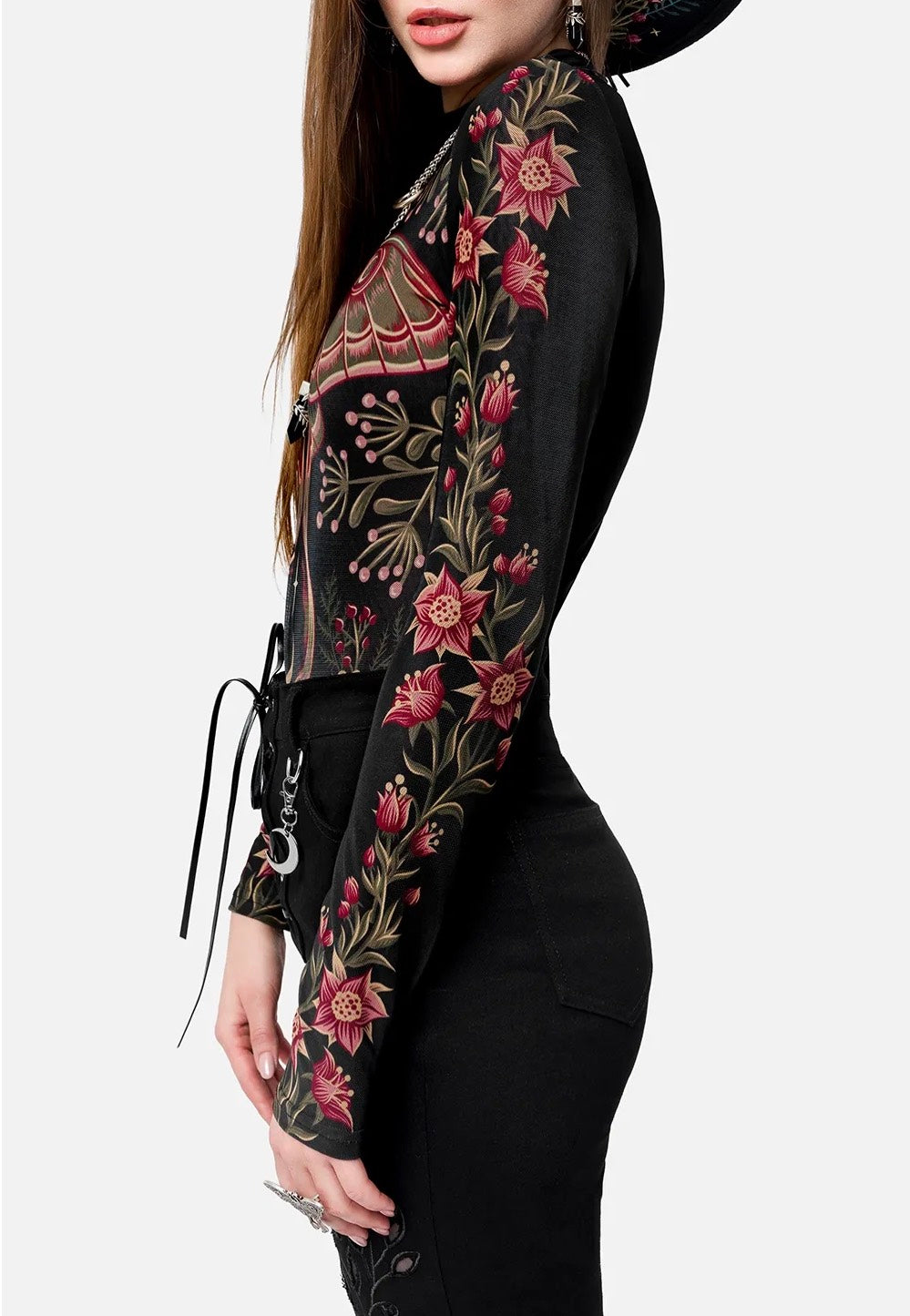 Restyle - Wilderwood Mesh Black - Body | Women-Image