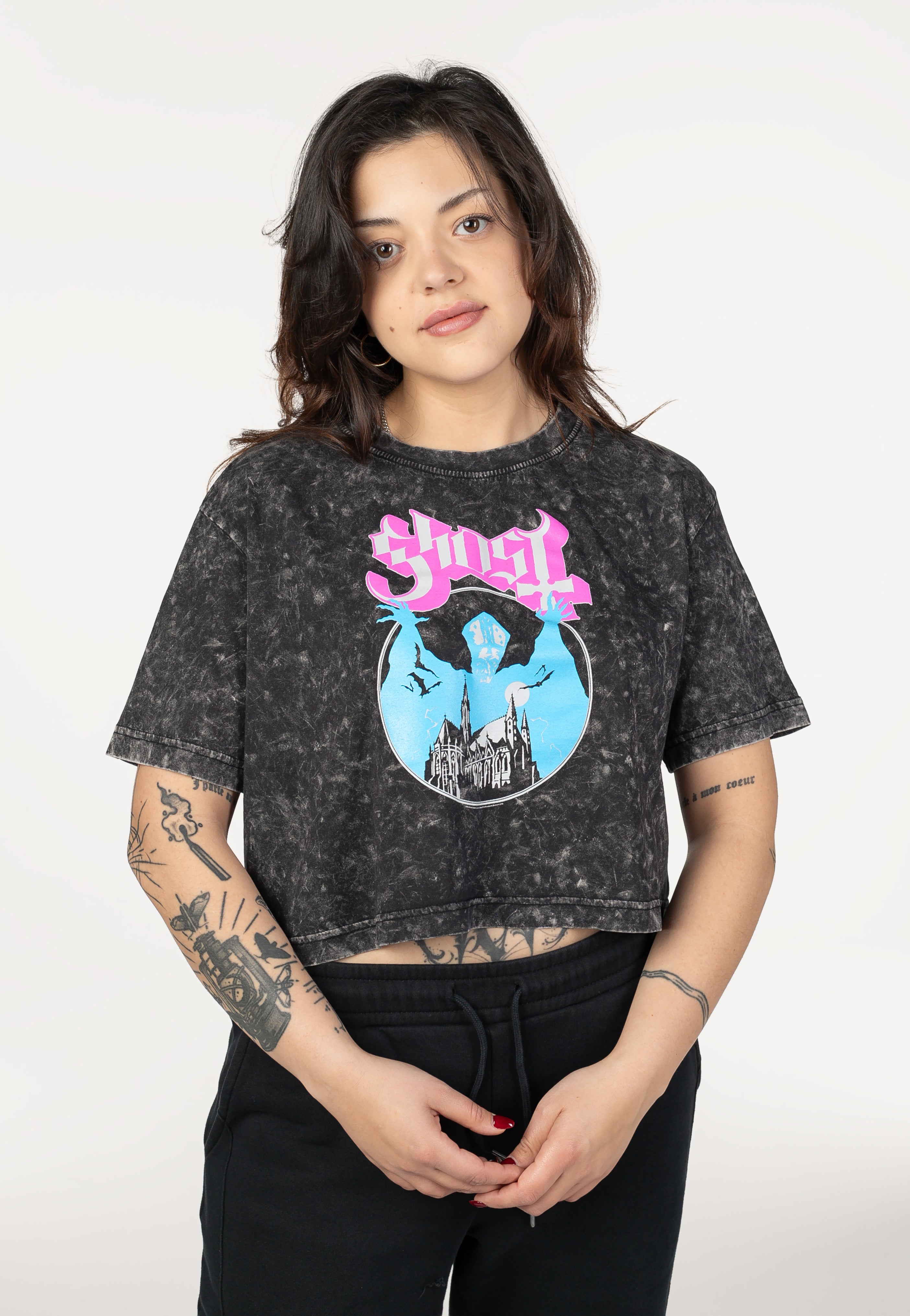 Ghost - Opus Acid Washed Crop - Girly | Men-Image
