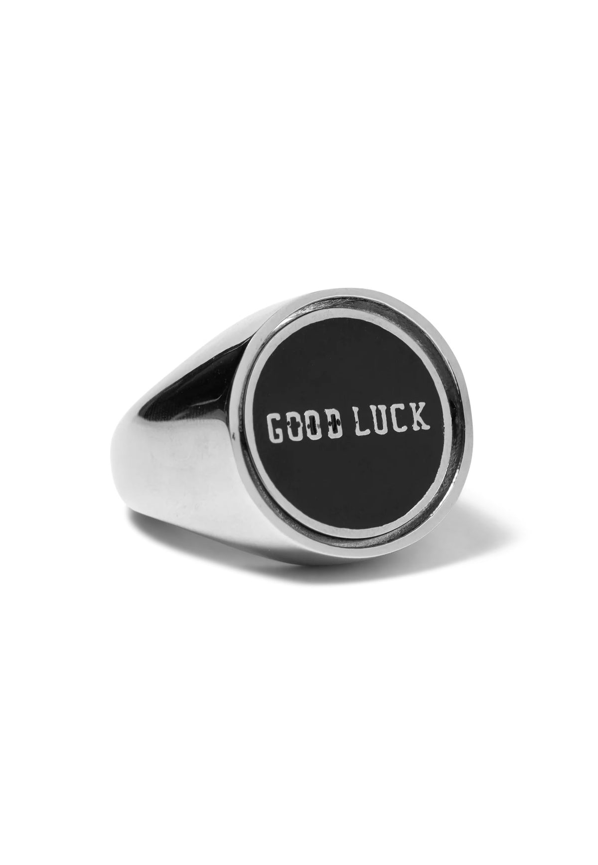 HUF Good Luck Flip Silver Ring | Neutral-Image