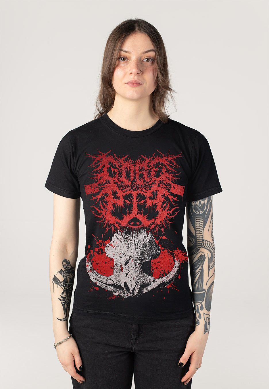 Gorepig - Boar Skull - T-Shirt | Women-Image