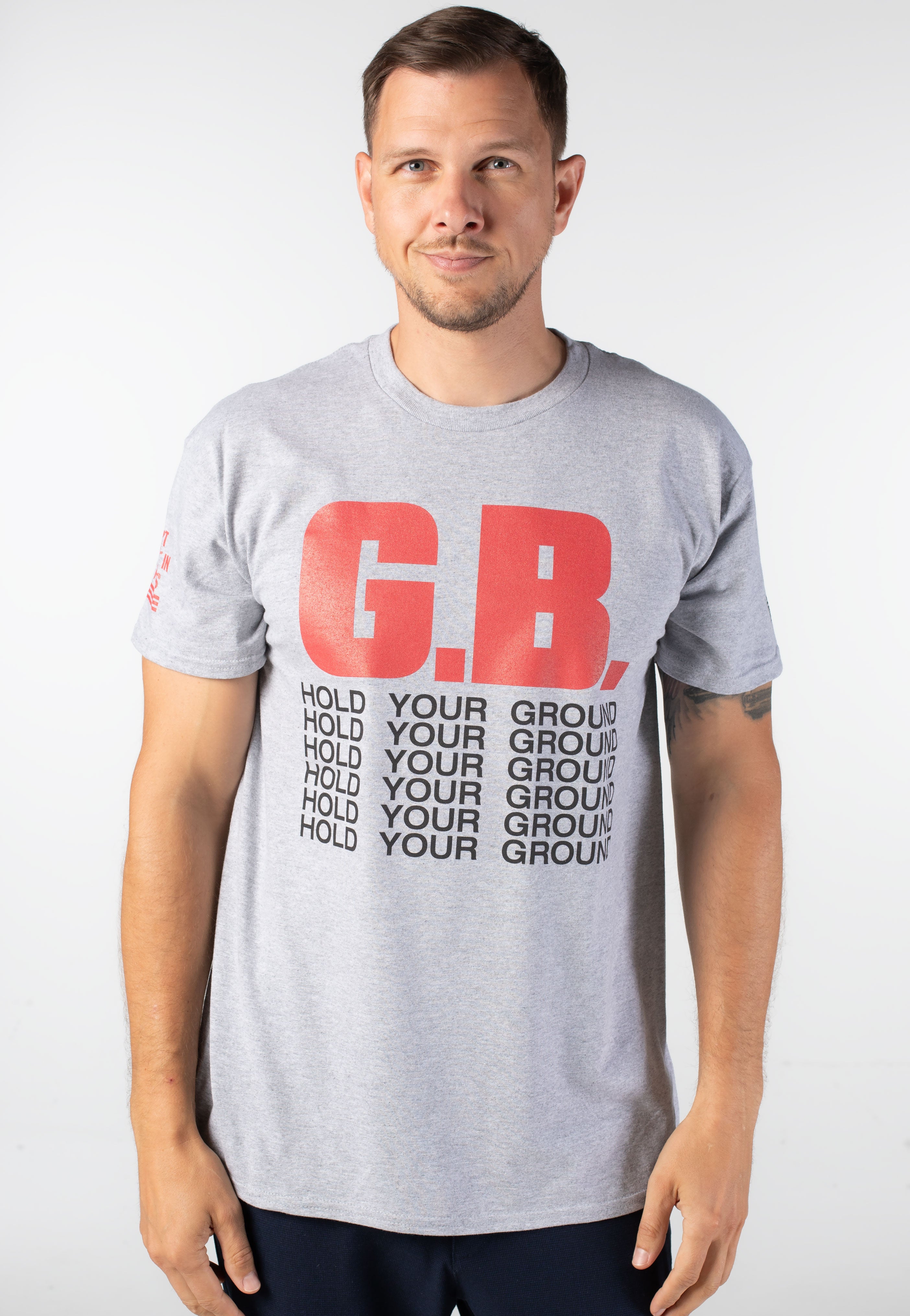 Gorilla Biscuits - GB Hold Your Ground Sportsgrey - T-Shirt | Men-Image