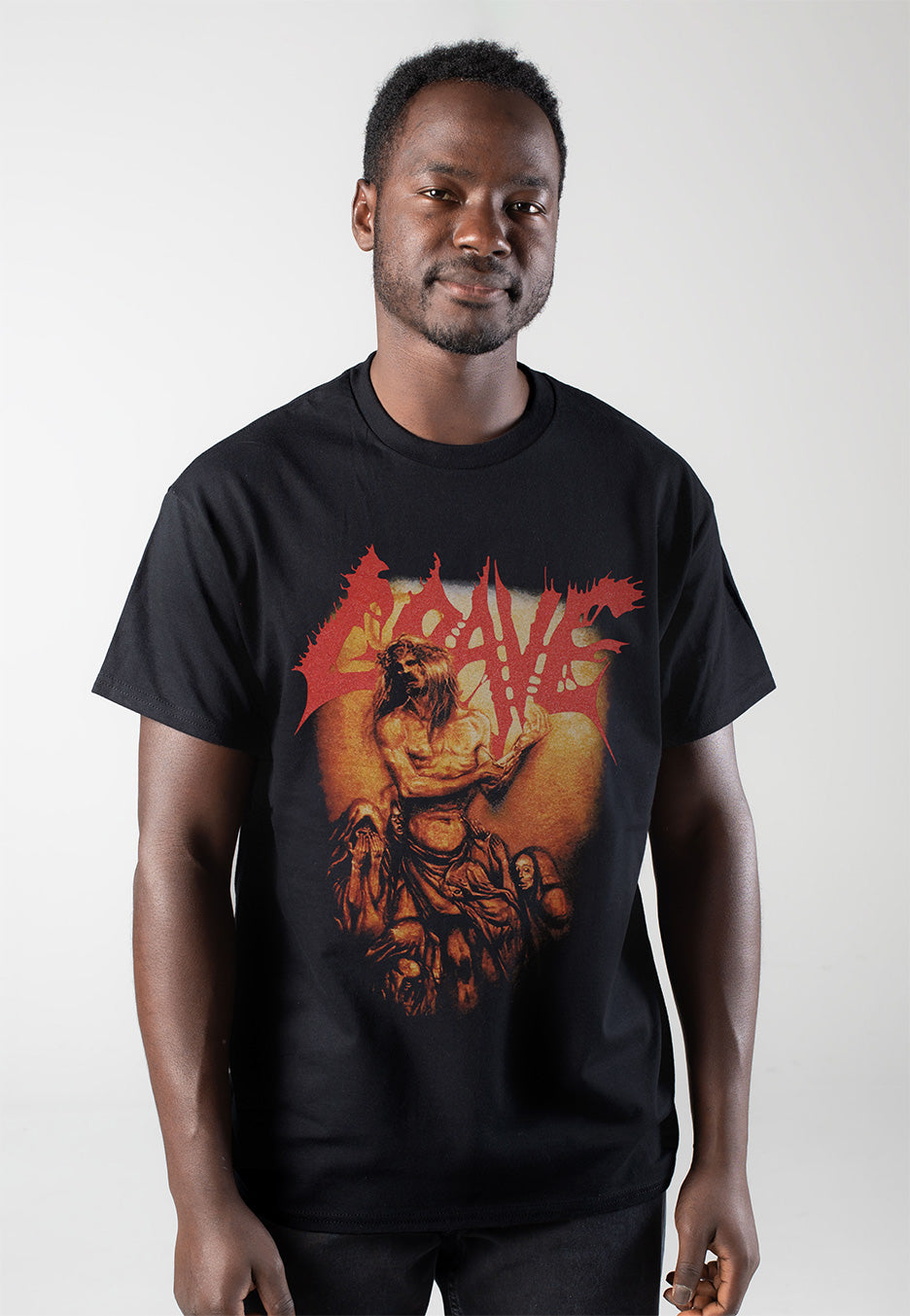 Grave - And Here I Die... Satisfied - T-Shirt | Men-Image