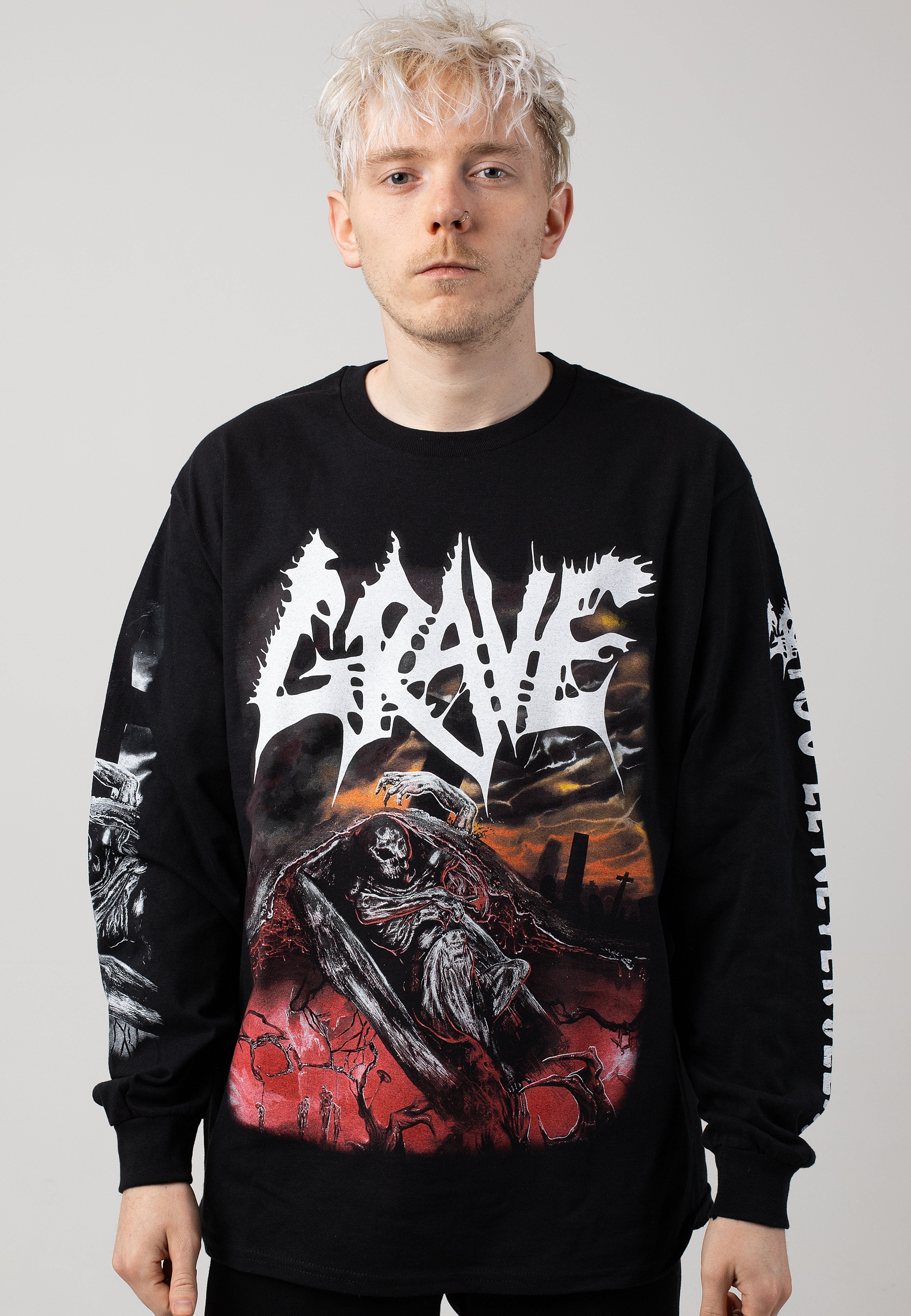 Grave - You´ll Never See - Longsleeve | Men-Image