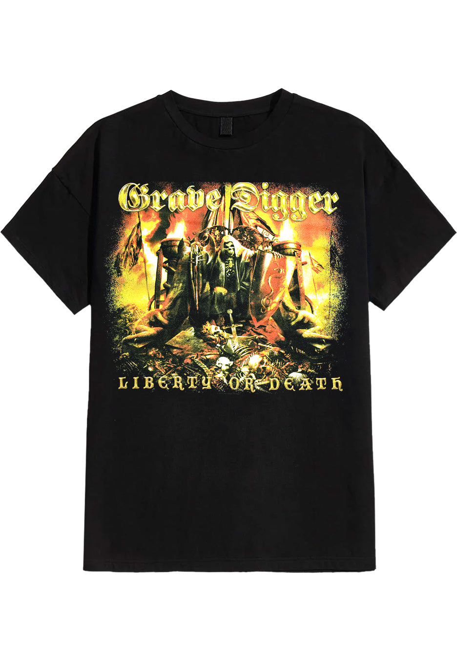 Grave Digger - Liberty Or Death - T-Shirt | Neutral-Image