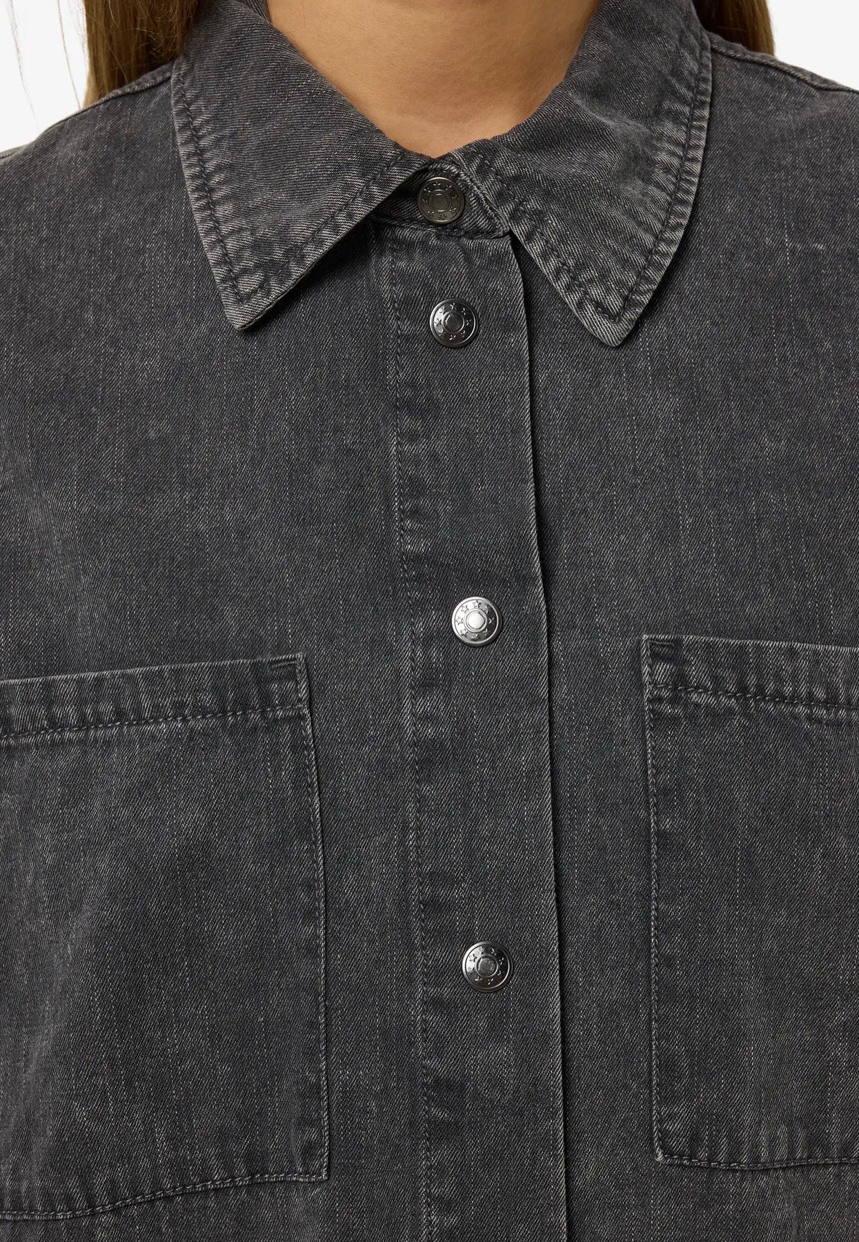 Noisy May - Oregon Denim Acid Black Washed - Dress | Women-Image