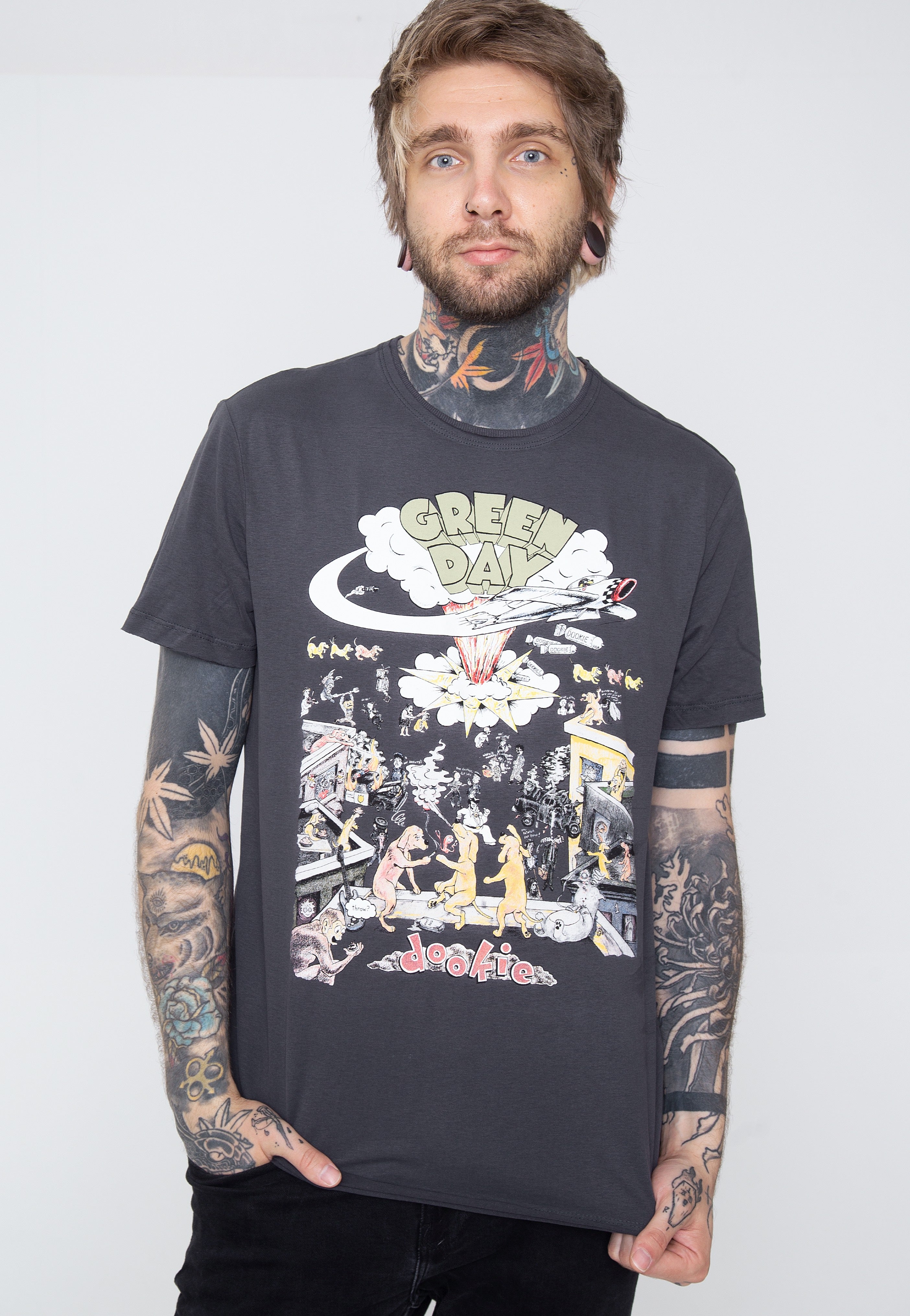 Green Day Dookie Charcoal - T-Shirt | Impericon