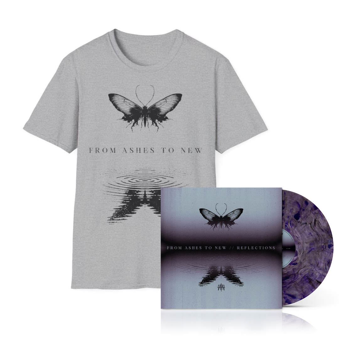 From Ashes To New - Reflections Sportsgrey Indie Exklusive Vinyl Special Pack - T-Shirt