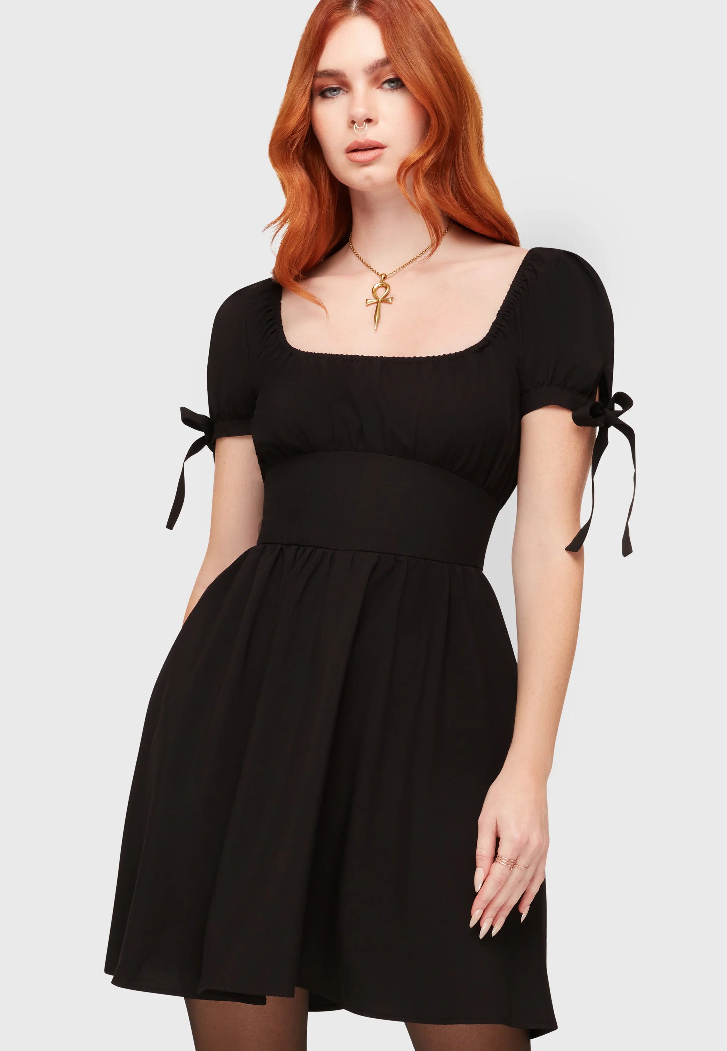 Killstar - Grim Gretchen Mini Black - Dress | Women-Image