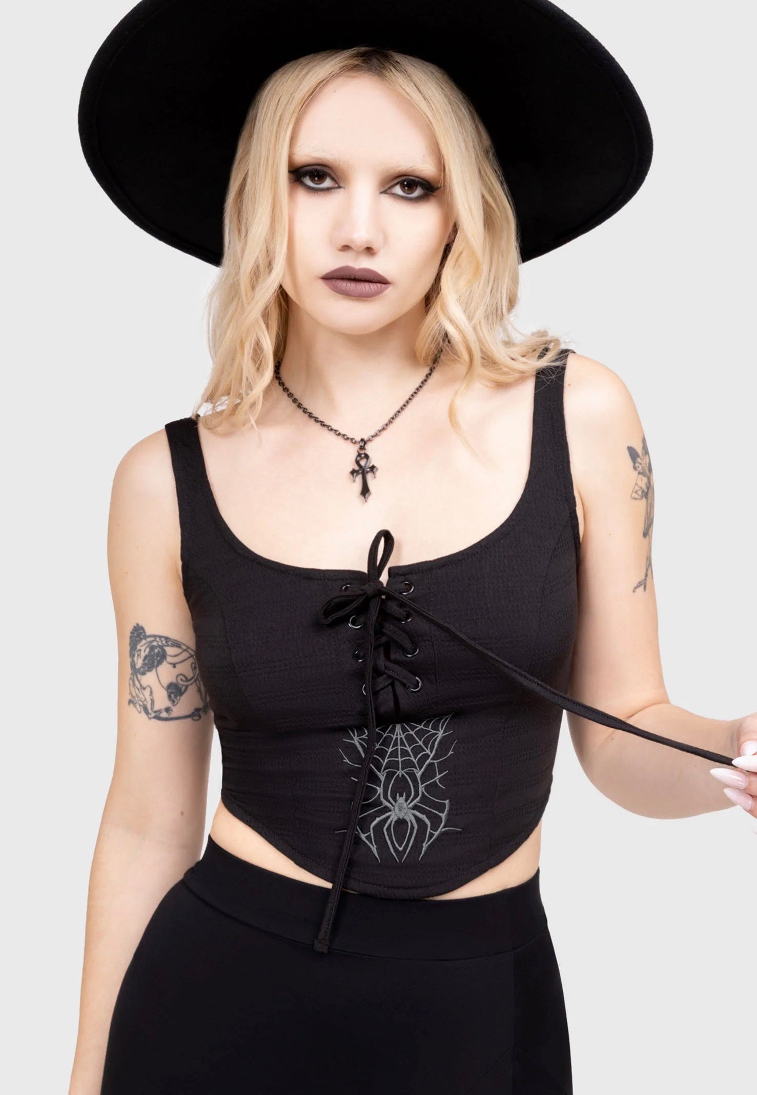 Killstar - Grimwatch Black - Corset | Women-Image