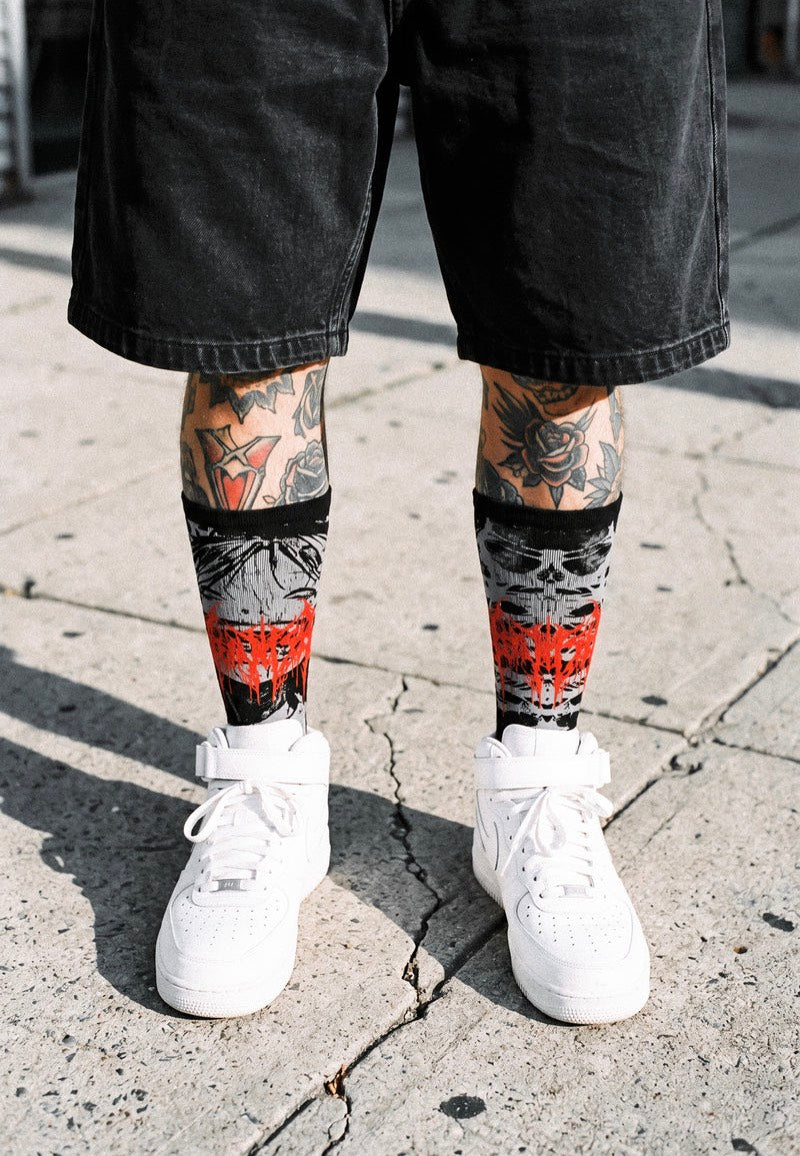 Stay Cold Apparel Grinfrost Black Socks | Neutral-Image