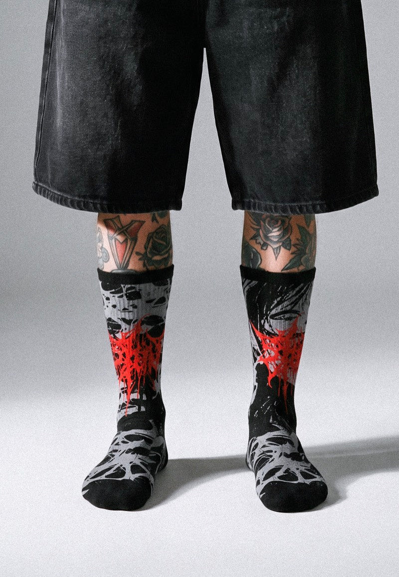 Stay Cold Apparel Grinfrost Black Socks | Neutral-Image