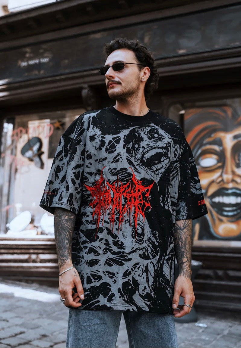 Stay Cold Apparel - Grinfrost Oversized Black - T-Shirt