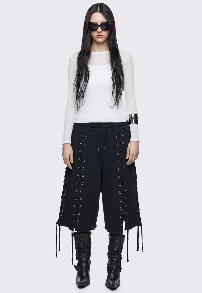 Minga London - Grip Sweat Shorts Black - Shorts | Women-Image