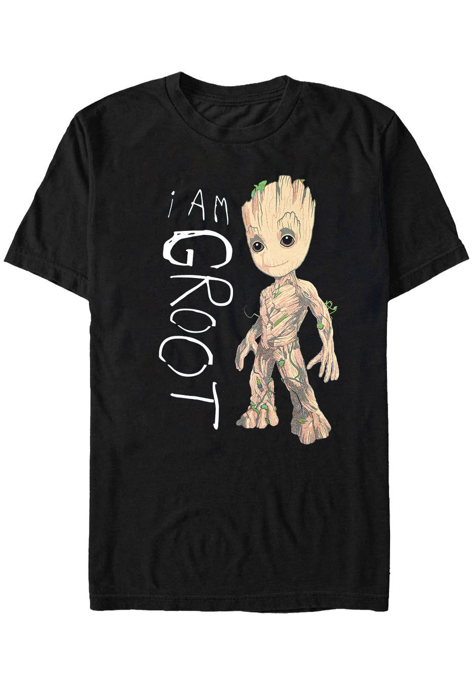 Guardians Of The Galaxy - I Am Groot Scribbles - T-Shirt | Neutral-Image