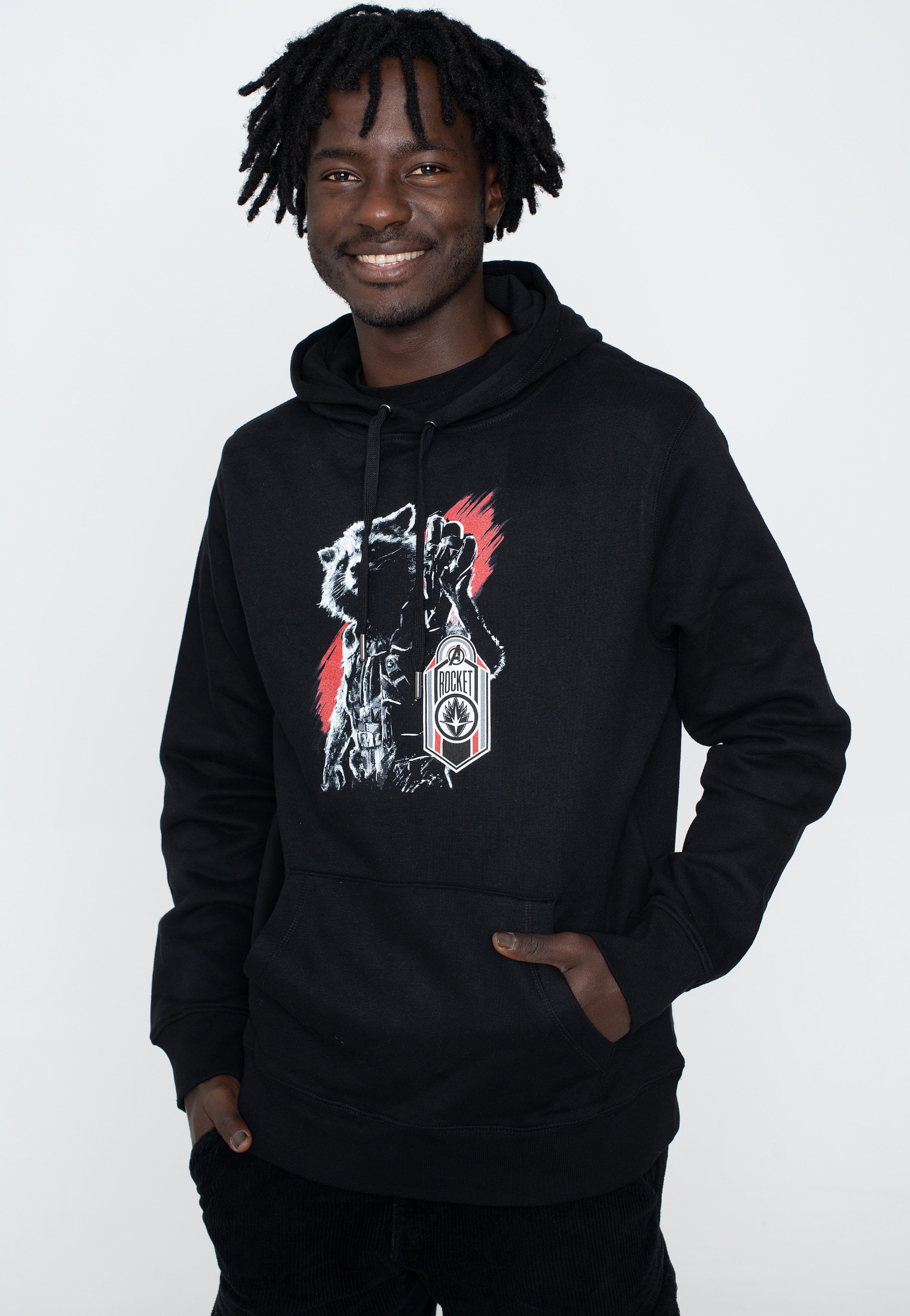 Guardians Of The Galaxy - Rocket Tag - Hoodie | Men-Image