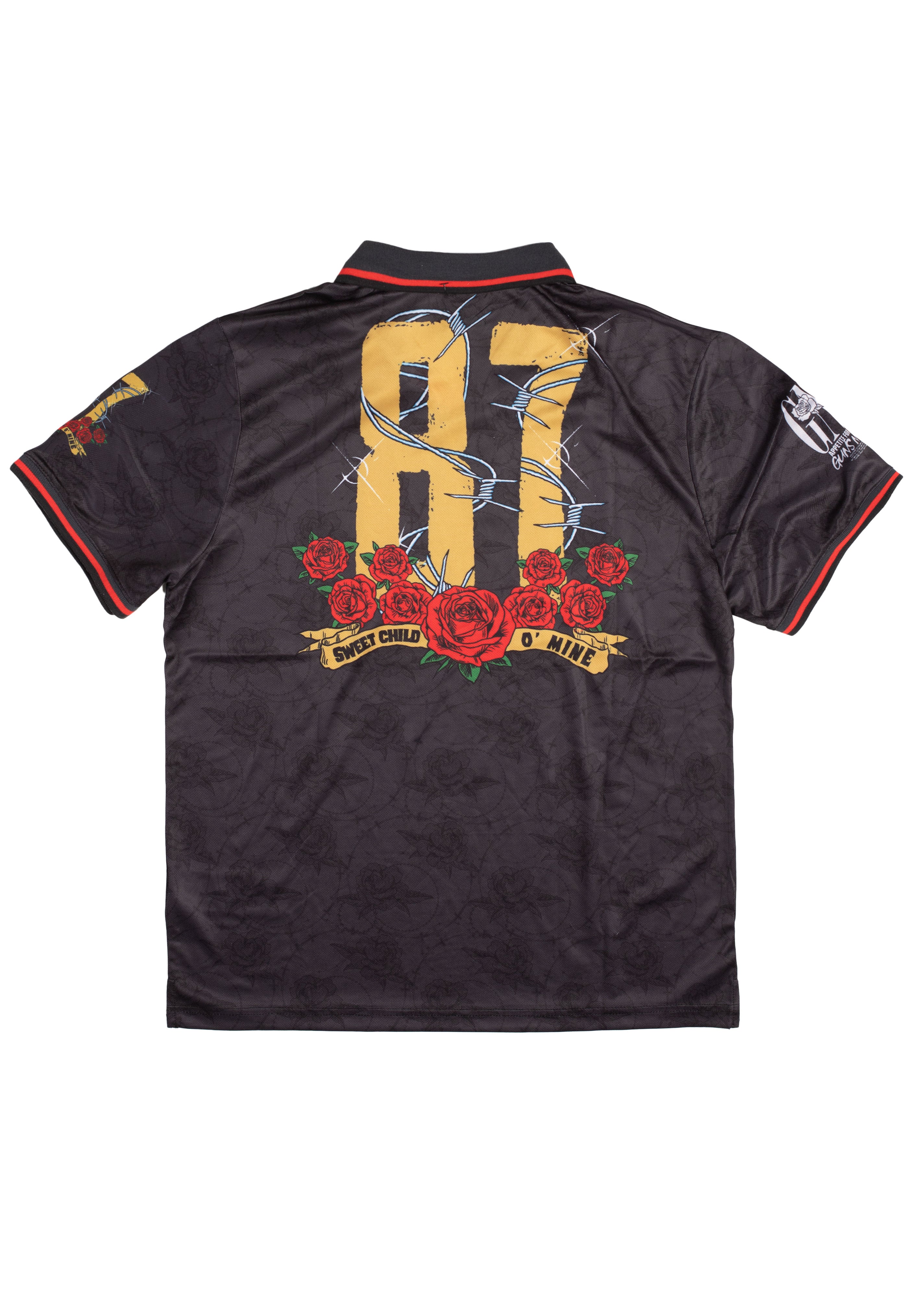 正規品/新品 GUNS N' ROSES サッカーシャツ XL Rock FC: Guns N'Roses - Jersey