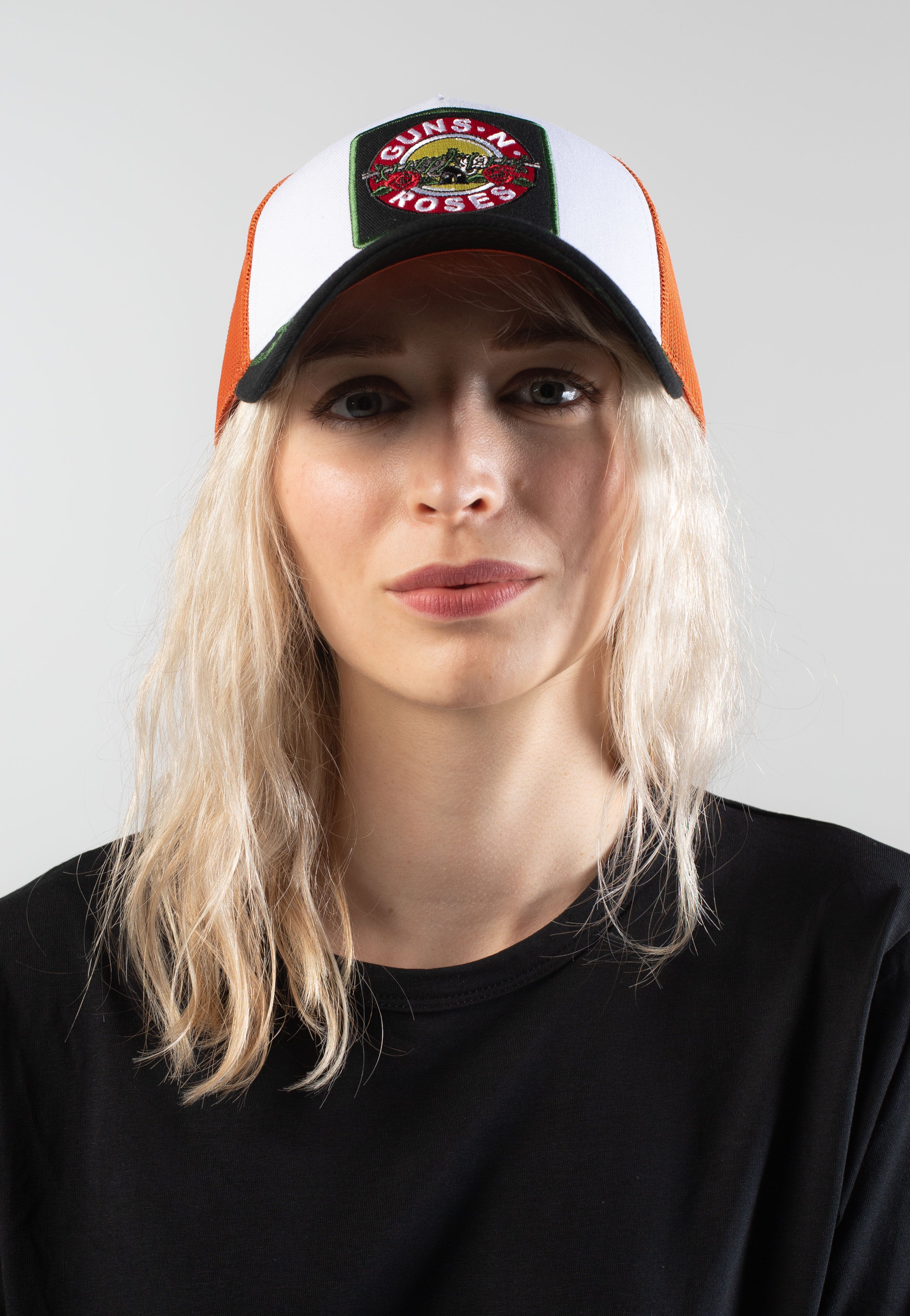 Guns N' Roses - Logo White Black Orange - Cap | Neutral-Image