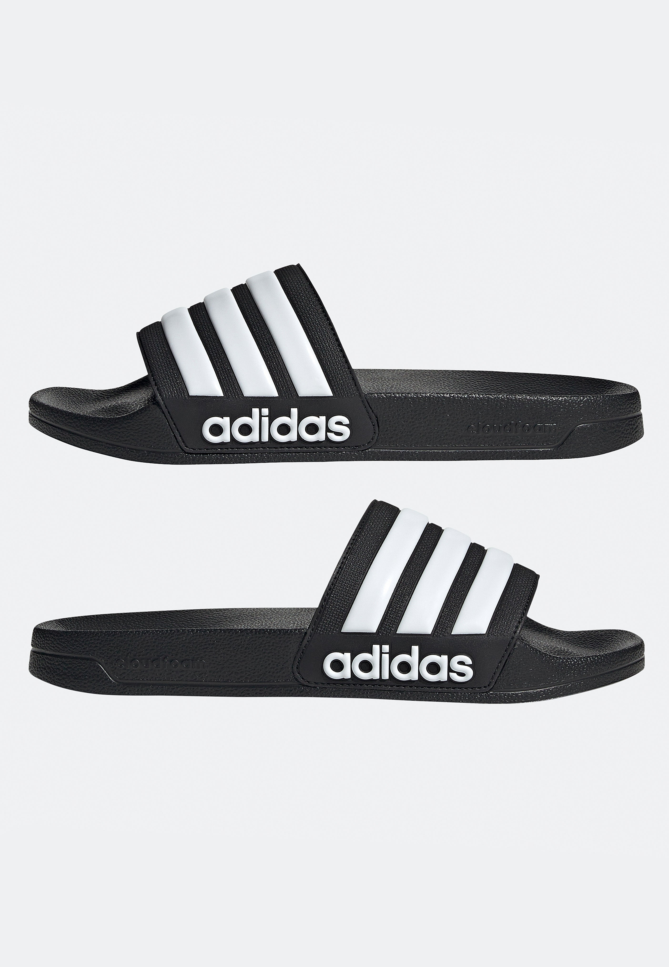 Adidas - Adilette Shower Cblack/Ftwwht/Cblack - Slides | Neutral-Image