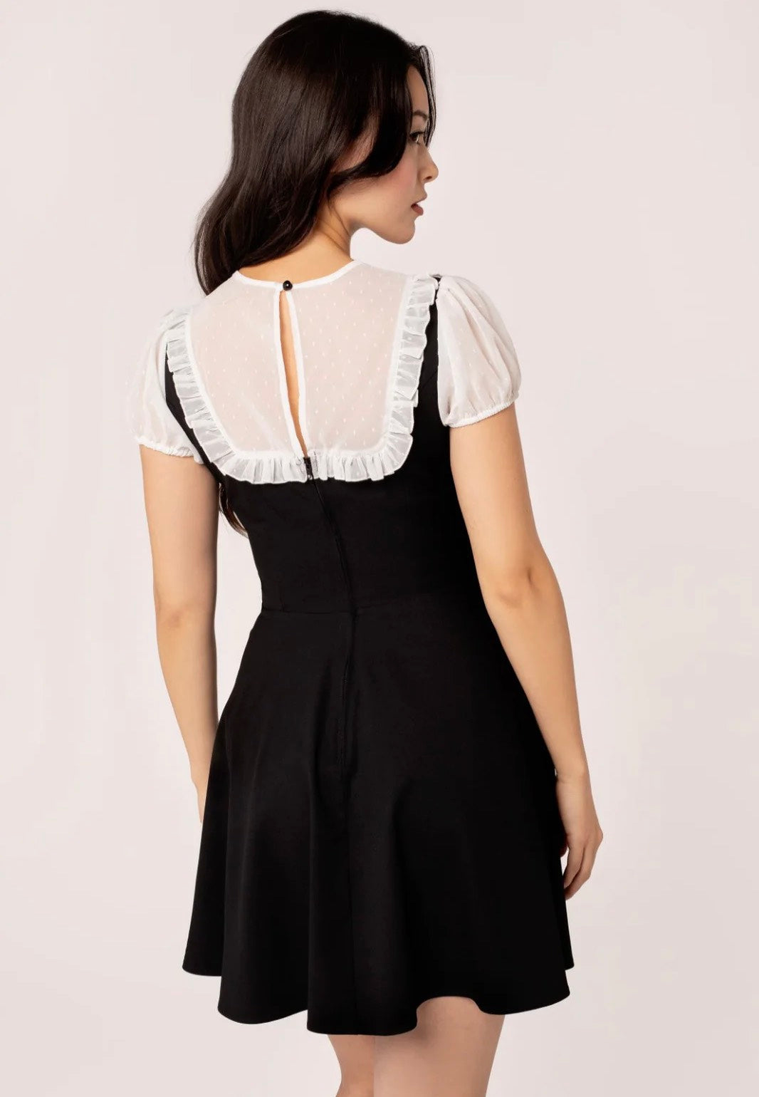 Hellbunny - Alice Black/White  - Dress | Women-Image