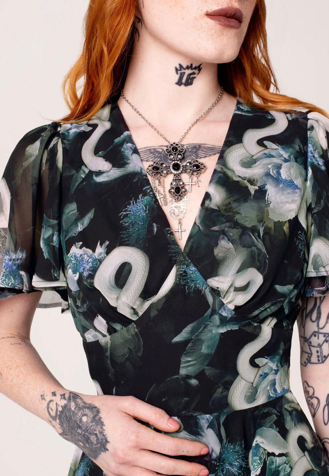 Hellbunny - Serpent Black  - Dress | Women-Image